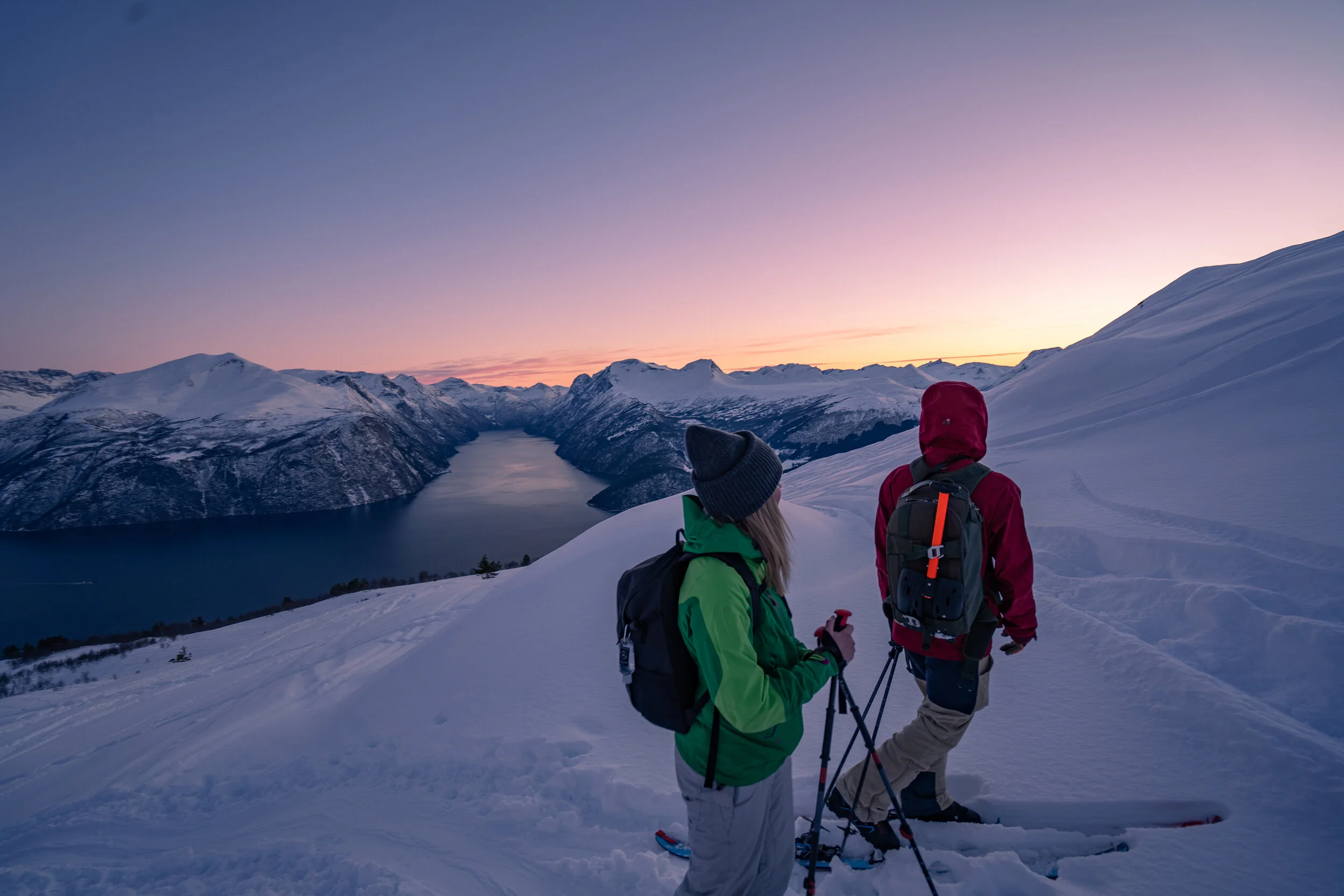 Solnedgang på Ansokhornet