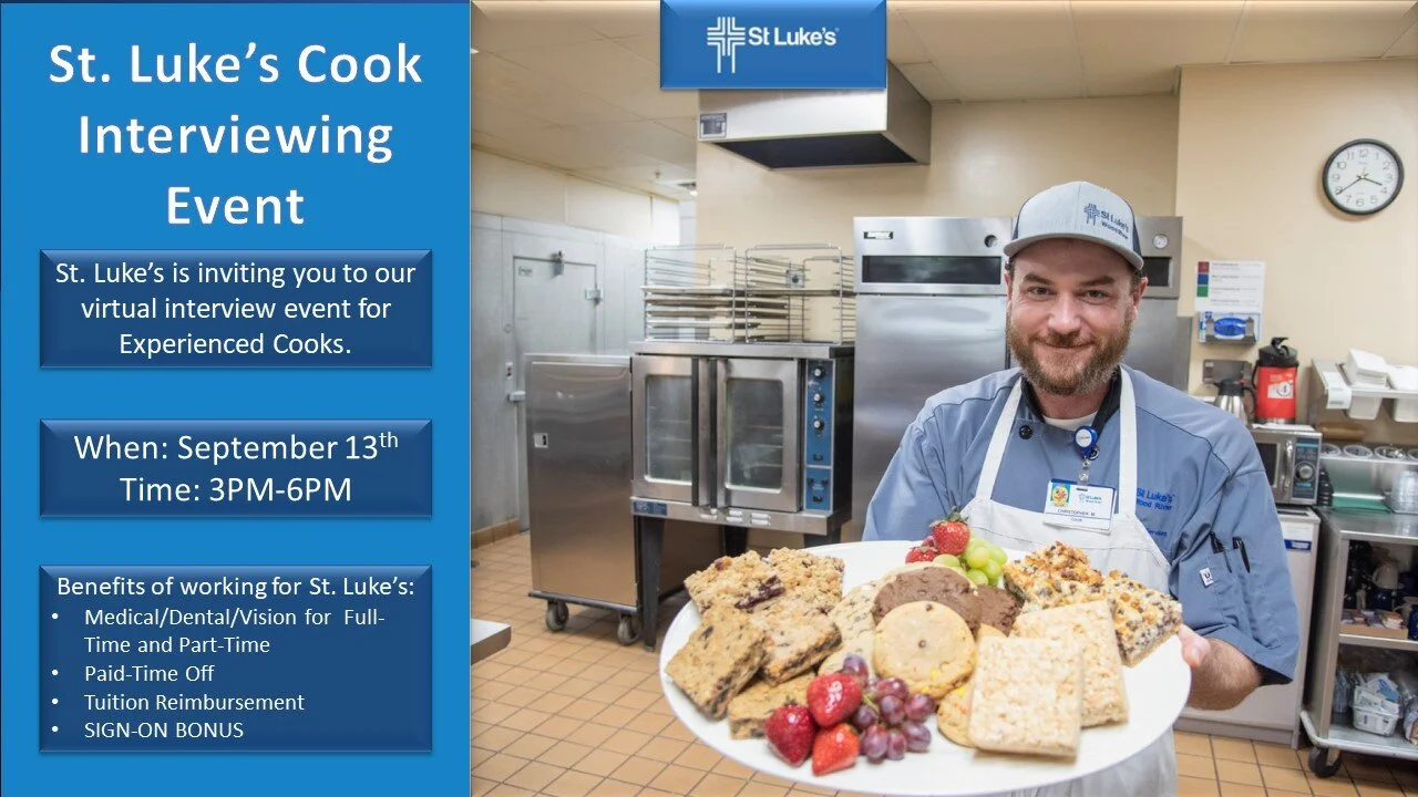 St. Luke's Cook Interviewing Event--VIRTUAL