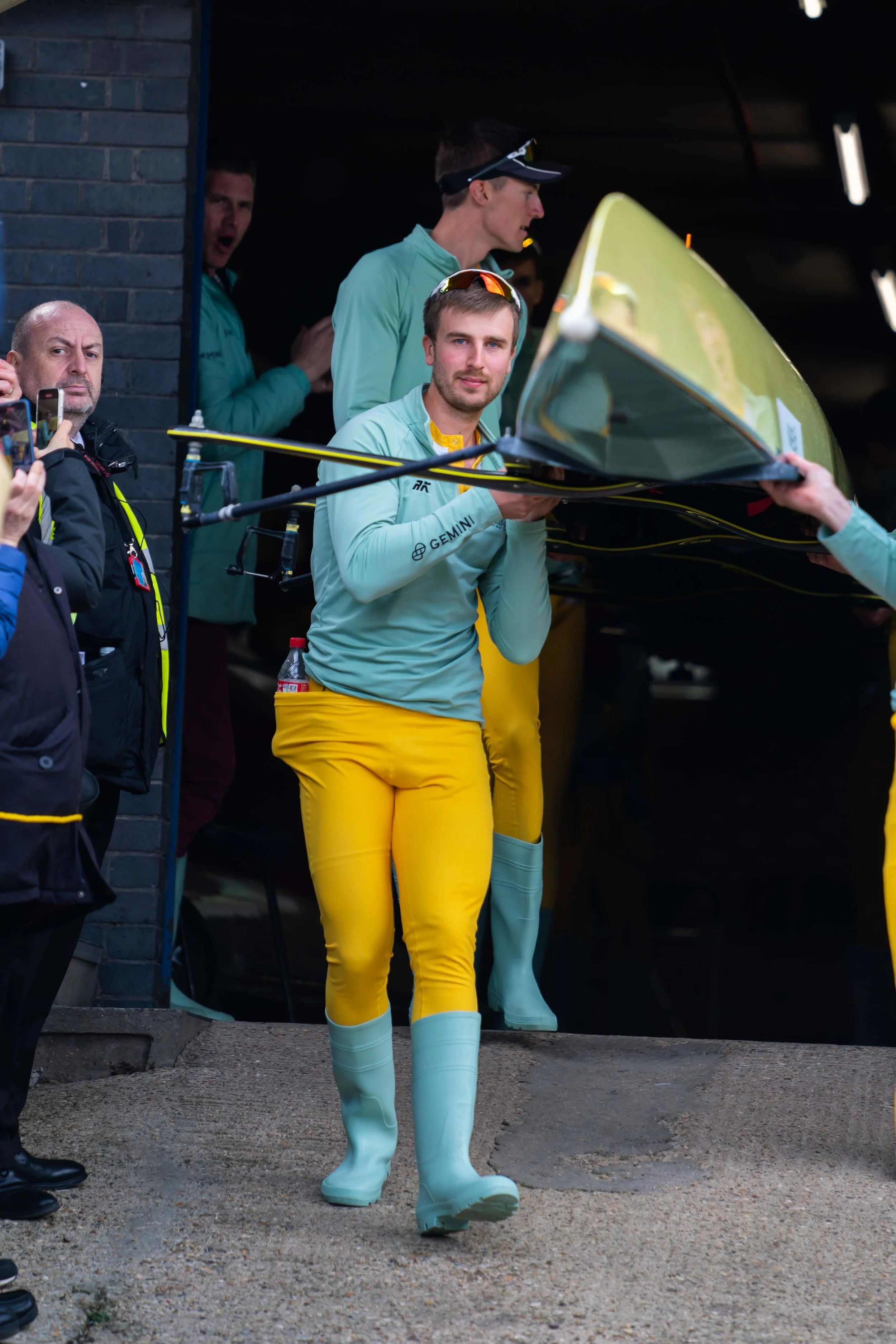 Cambridge University Boat Club Mens Team at The Boat Race