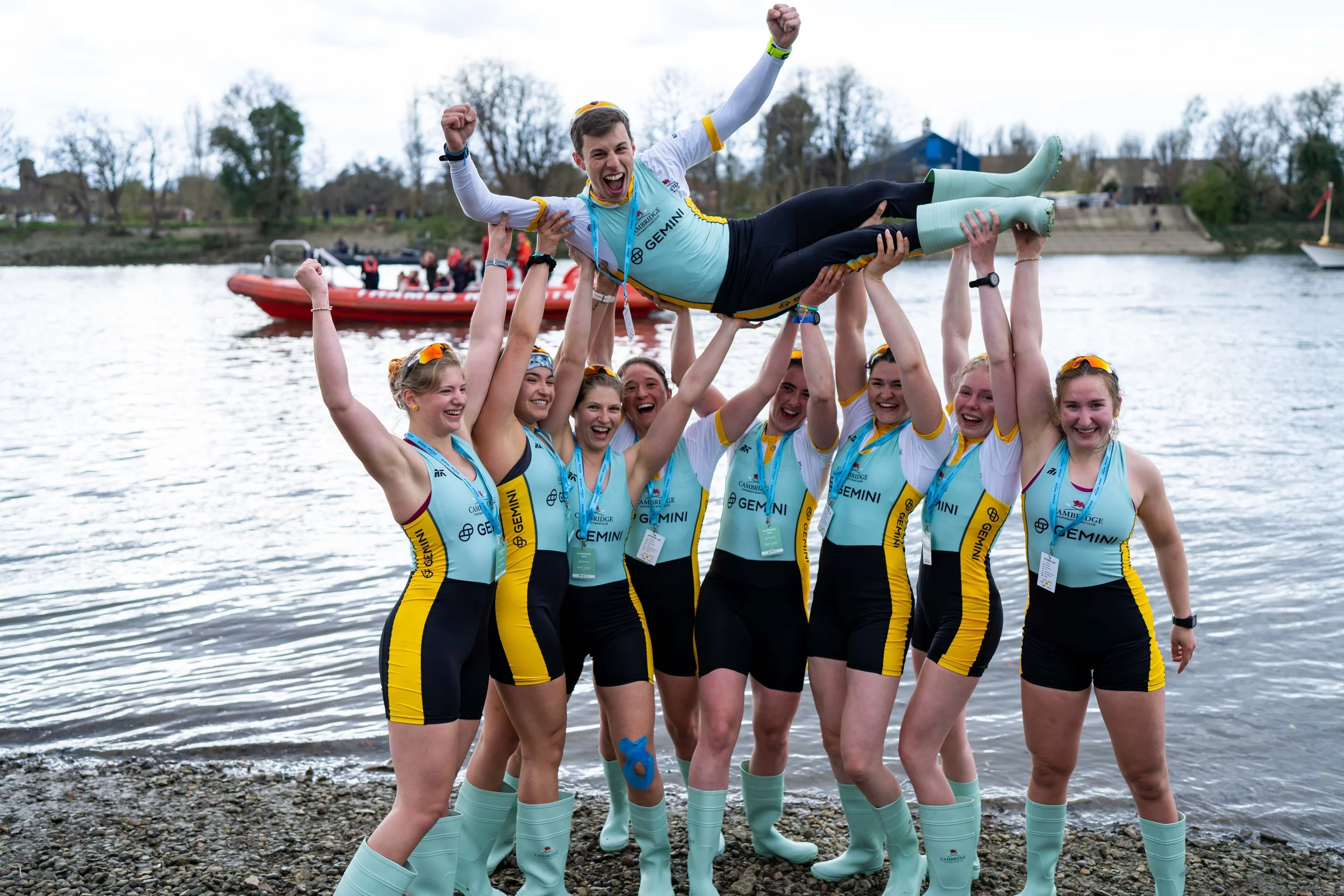 Cambridge University Boat Club Womens Team at The Boat Race