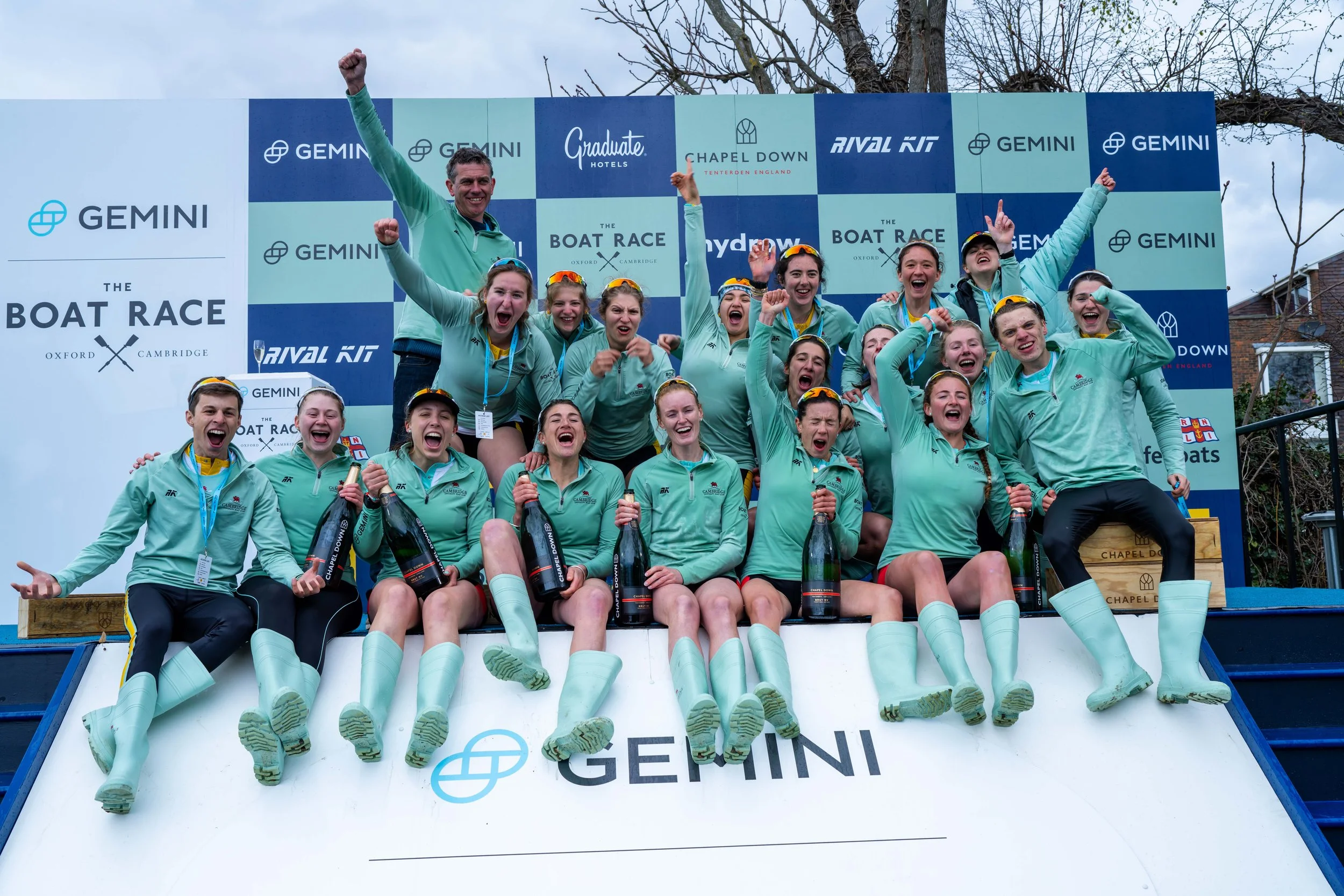 Cambridge University Boat Club Womens Team at The Boat Race