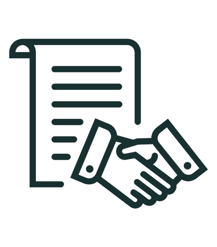 1. We form an agreement.