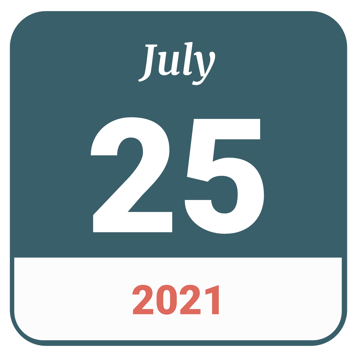 Week of July 25, 2021