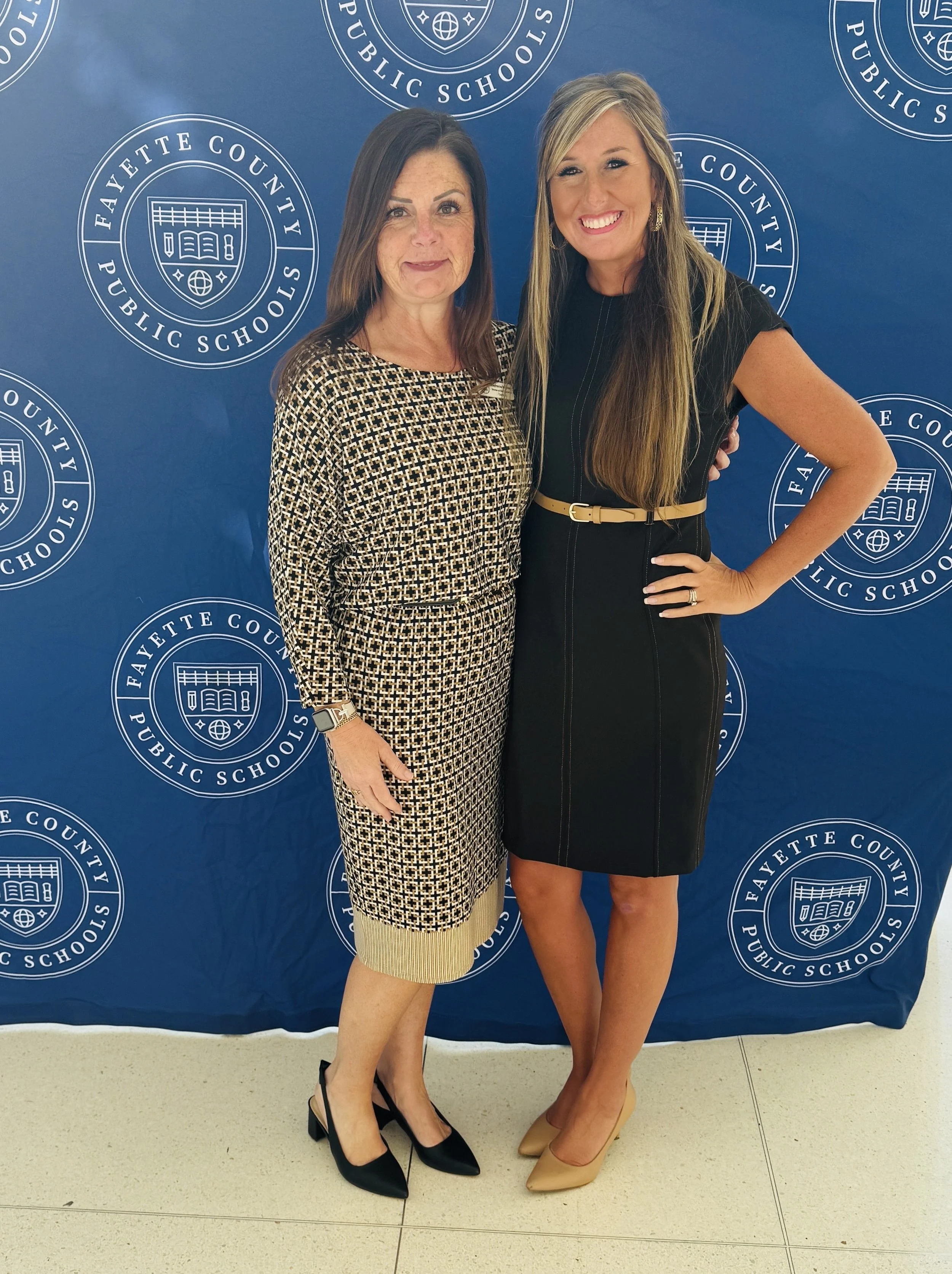 Stephanie honored as a Golden Apple Nominee at the Fayette Education Foundation's State of the Schools Breakfast