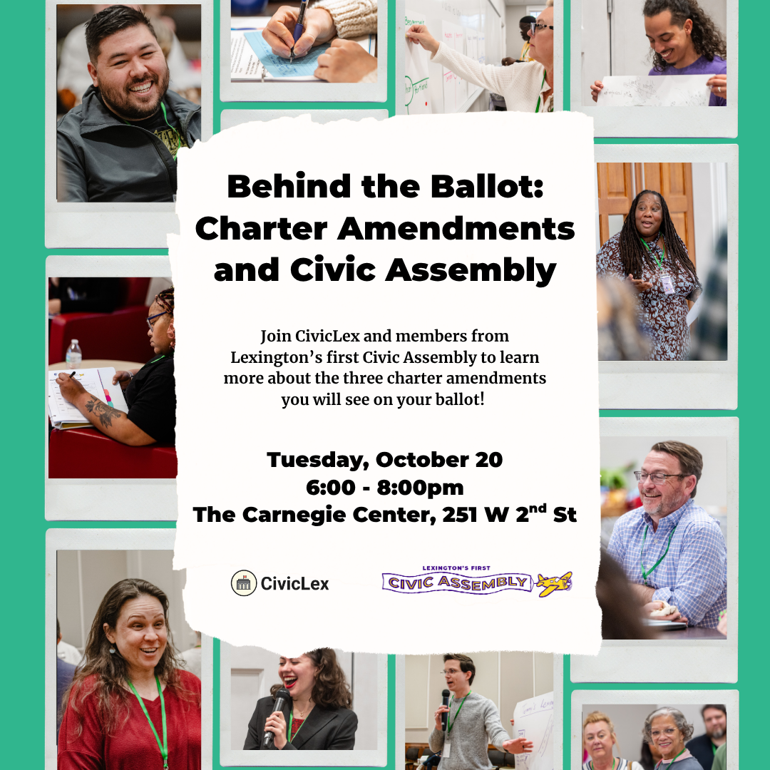 Behind the Ballot: Charter Amendments and Civic Assembly