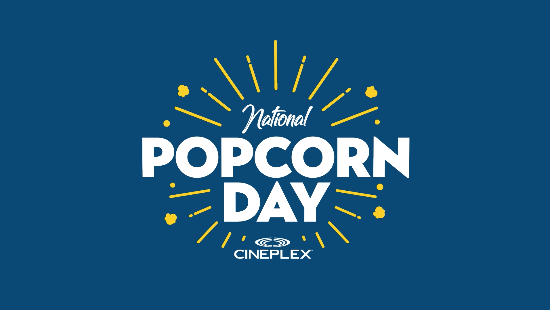 Cineplex's National popcorn day
