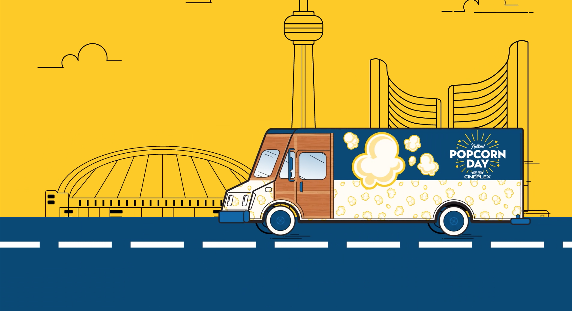 Popcorn Day logo by Taps Dan