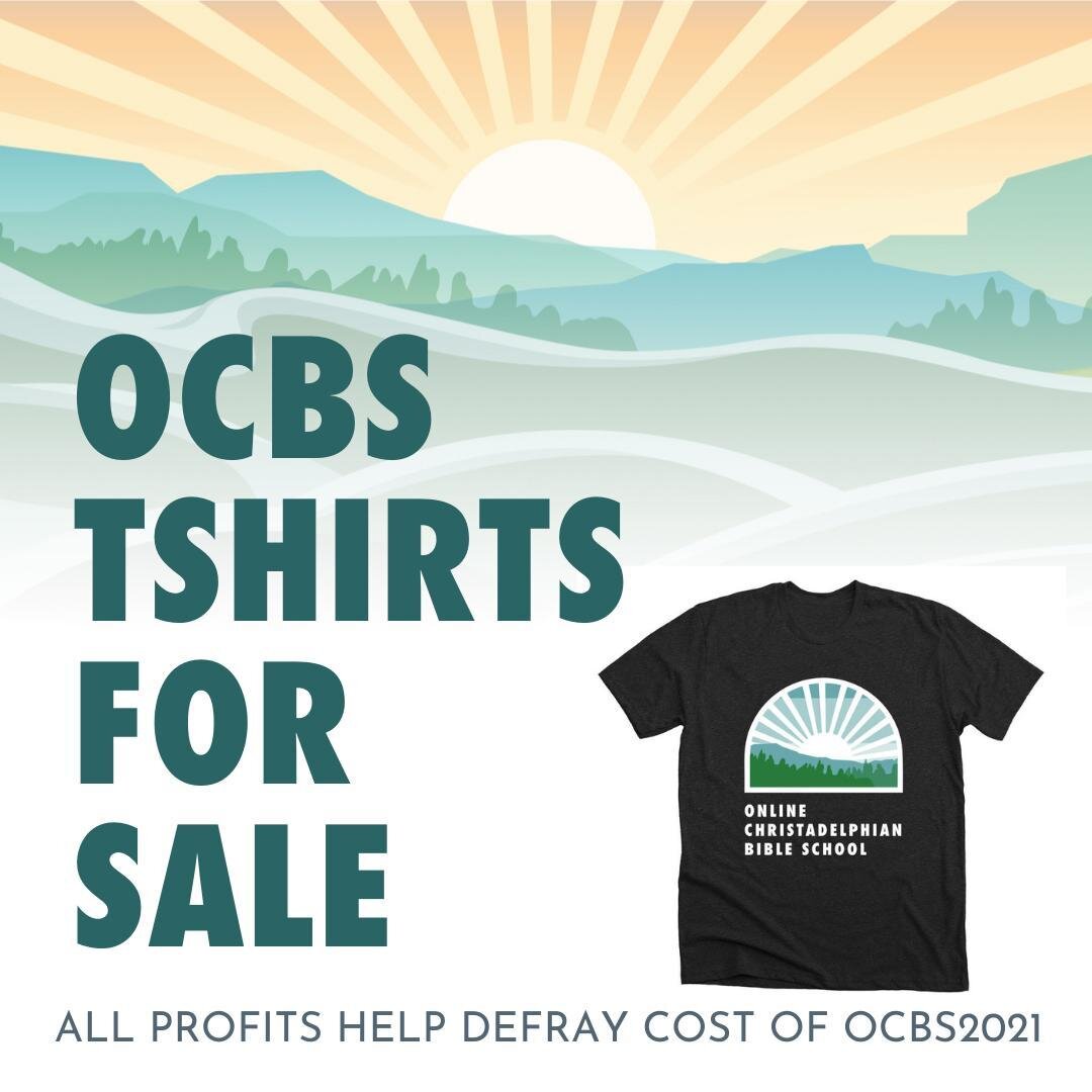 We are excited to be partnering with bonfire.com this year and offering OCBS 2021 branded T-shirts. Part of the purchase price goes towards OCBS, and you will receive a high-quality t-shirt with the OCBS logo and theme verse to share your love for th