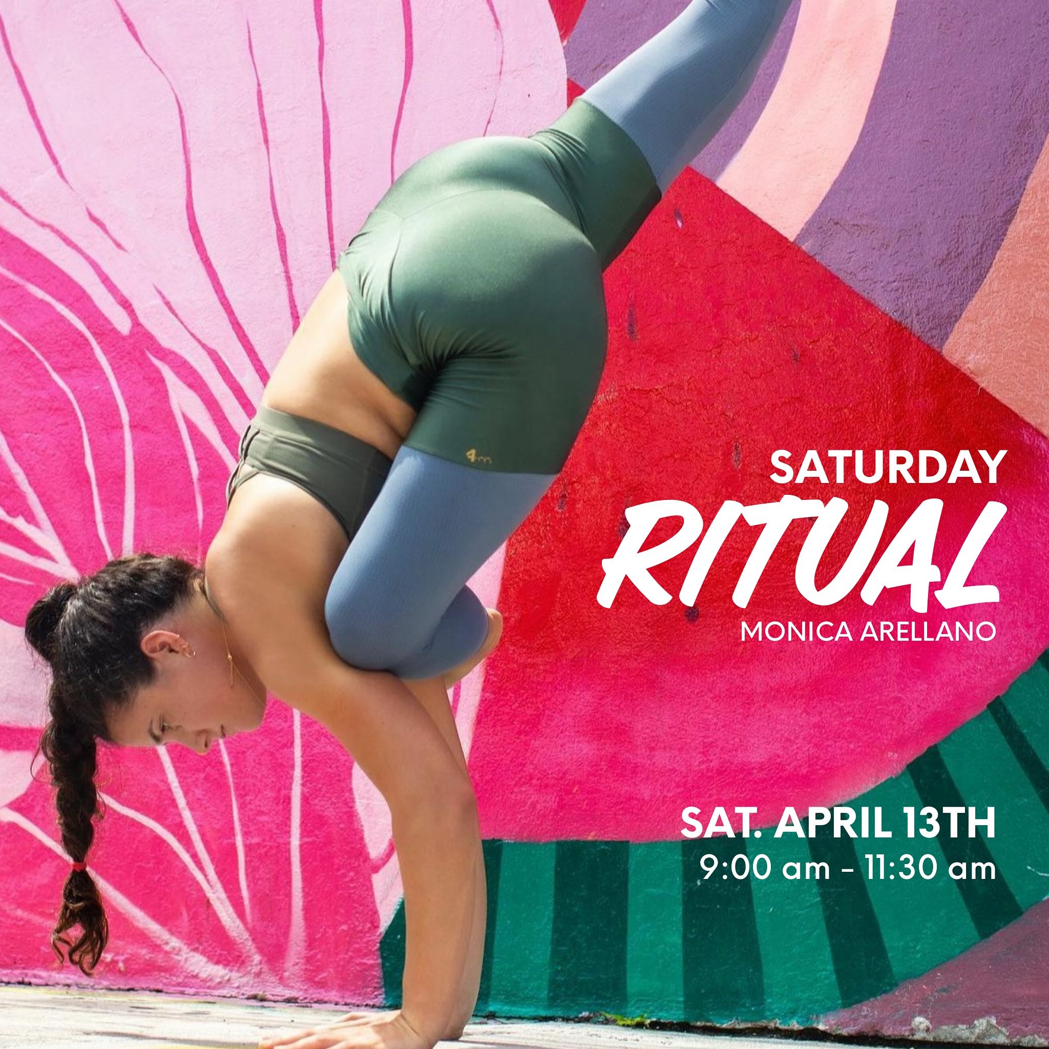 @monicarellano will be leading our Saturday Ritual today! Come join us from 9 am - 12 pm - Guided Full Primary &amp; Conference! Come join him!. 

Join us in person at @miamilifecenter or online via @omstarsofficial 

Register in our website and save