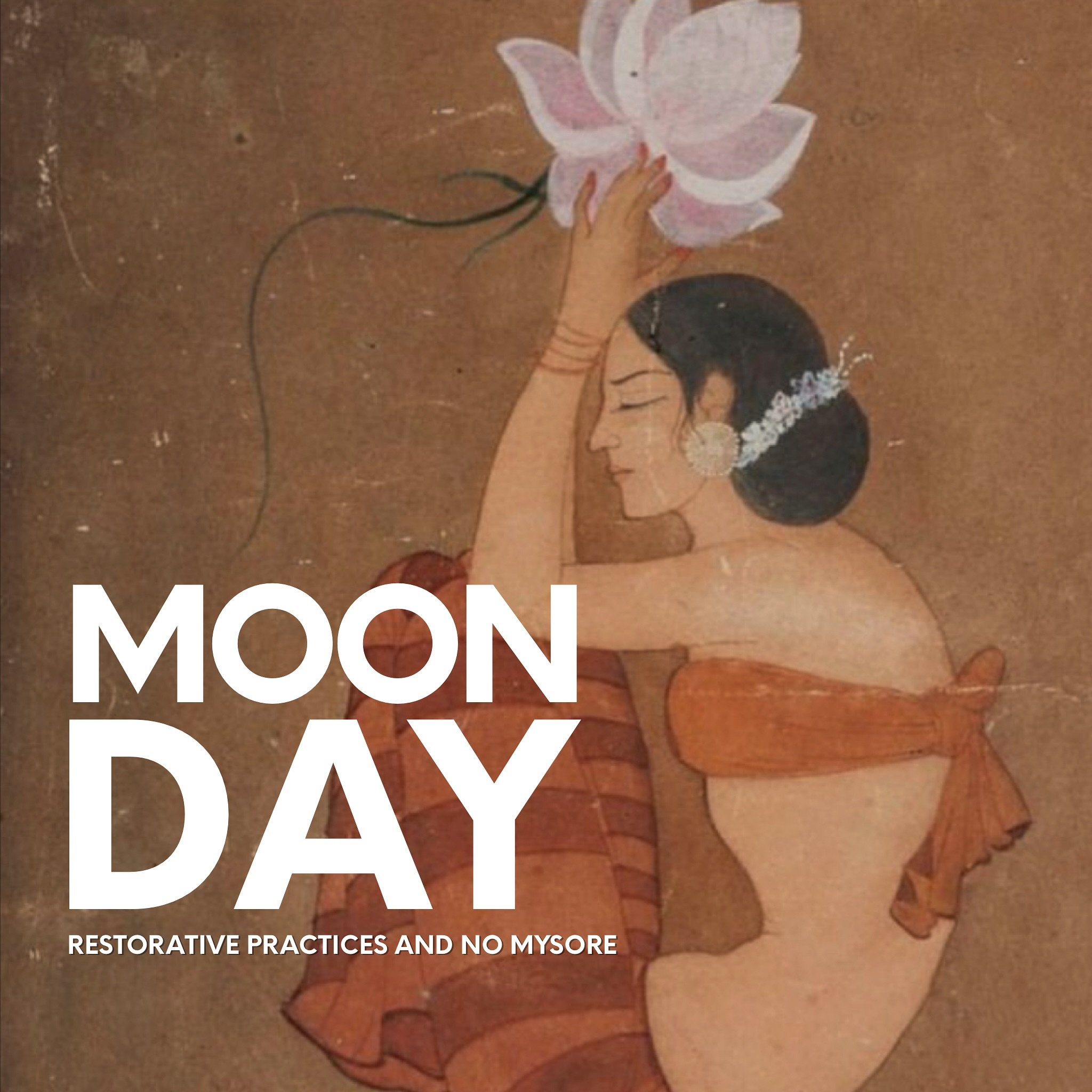 Tomorrow is moonday! So no Mysore in the morning but come practice Half Primary with @dany_ashtangi_soul from  11:30 AM &ndash; 12:45 PM EDT

And in the evening 6:00 PM &ndash; 7:00 PM EDT
All Levels - Strong Vinyasa with @nrmlyoga 

6:30 PM &ndash; 