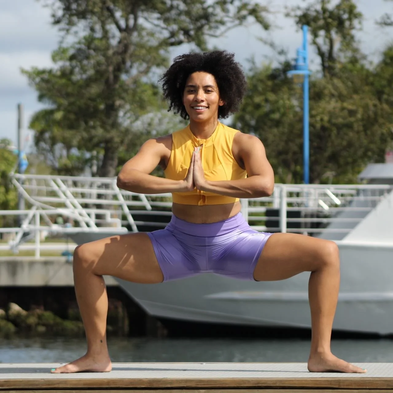 Today from 9:30 am - 10:30 am join @afroshan for a Ha-Tha Vinyasa Flow in our Lincoln Rd Location! This class explores the traditional asanas (poses) of yoga, with basic to challenging options offered. The asanas are held for 5-7 breaths with an expl