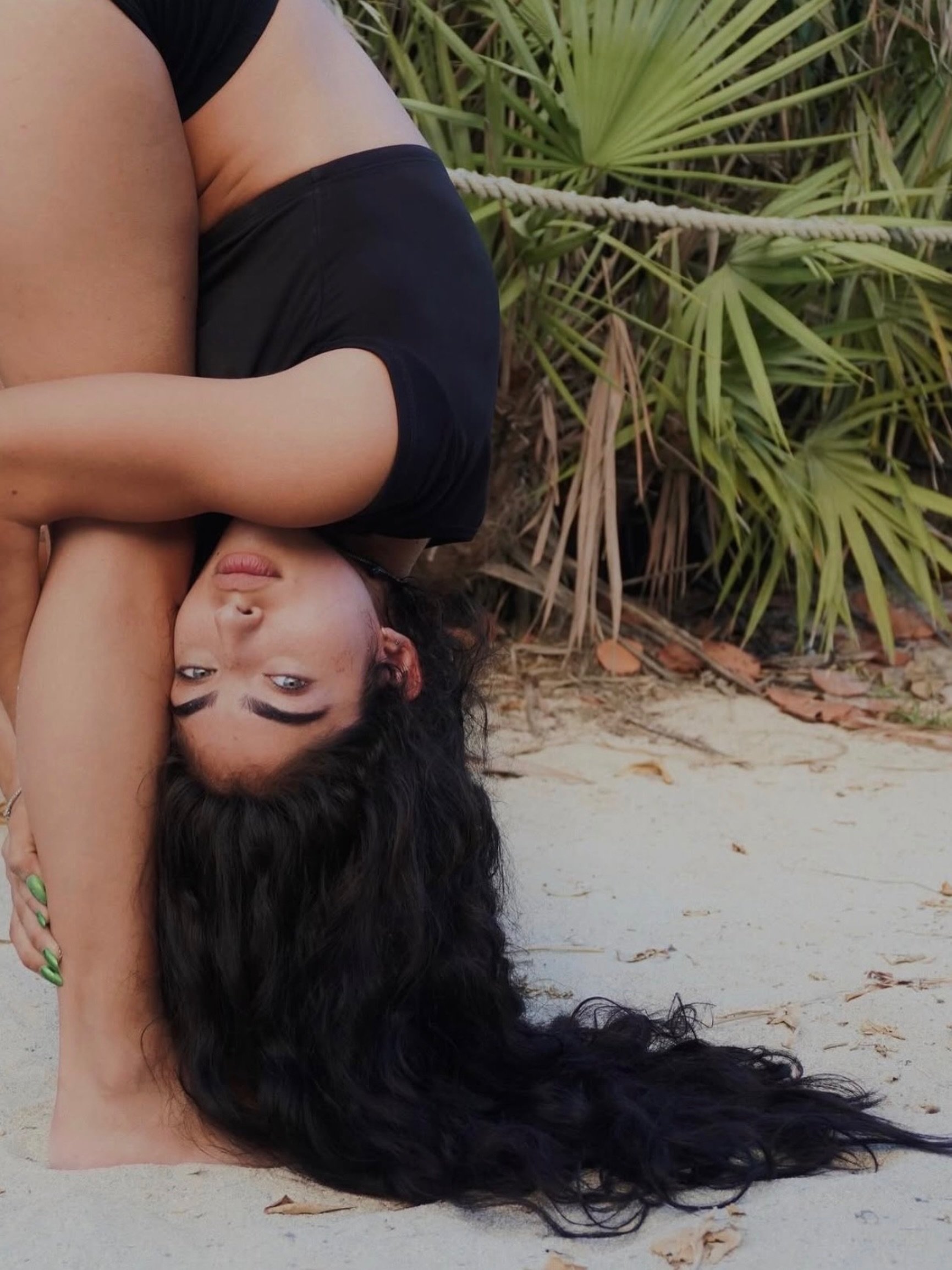 Today practice with @gabrielamiah in Wynwood. Vinyasa Flow from 7:30 pm - 8:30 pm A dynamic, all-levels class that seamlessly links breath with movement. Flow through creative sequences designed to build strength, flexibility, and balance. Whether yo