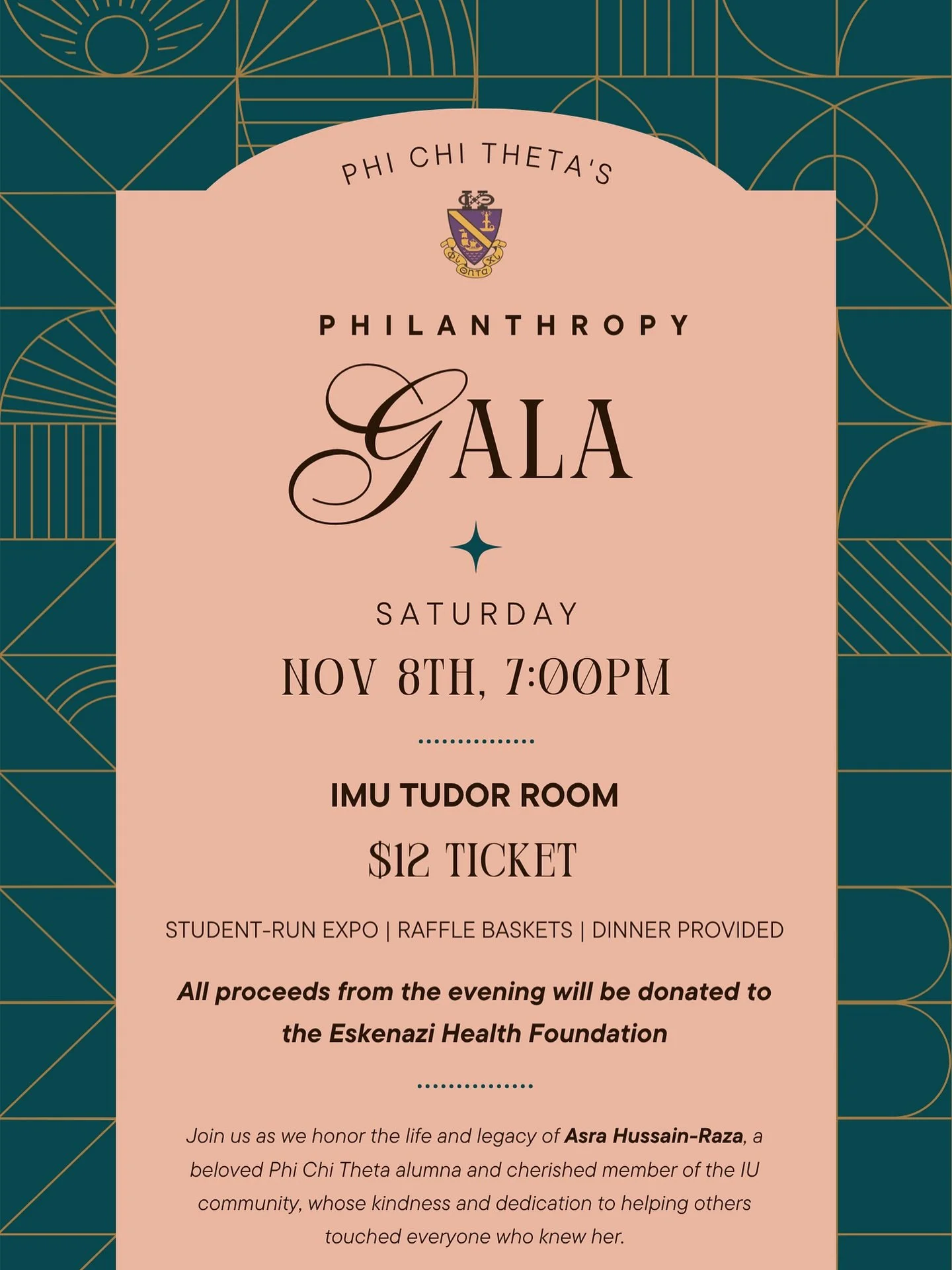 Our 2nd annual philanthropy gala is coming up on Saturday, November 8th!! Buy your tickets and donate using the links below and come support🤍
.
.
Ticket link:
https://www.eventbrite.com/e/2nd-annual-pct-philanthropy-gala-tickets-1919254615219?aff=od