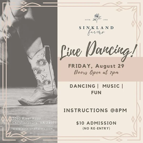 Line Dancing at Sinkland Farms