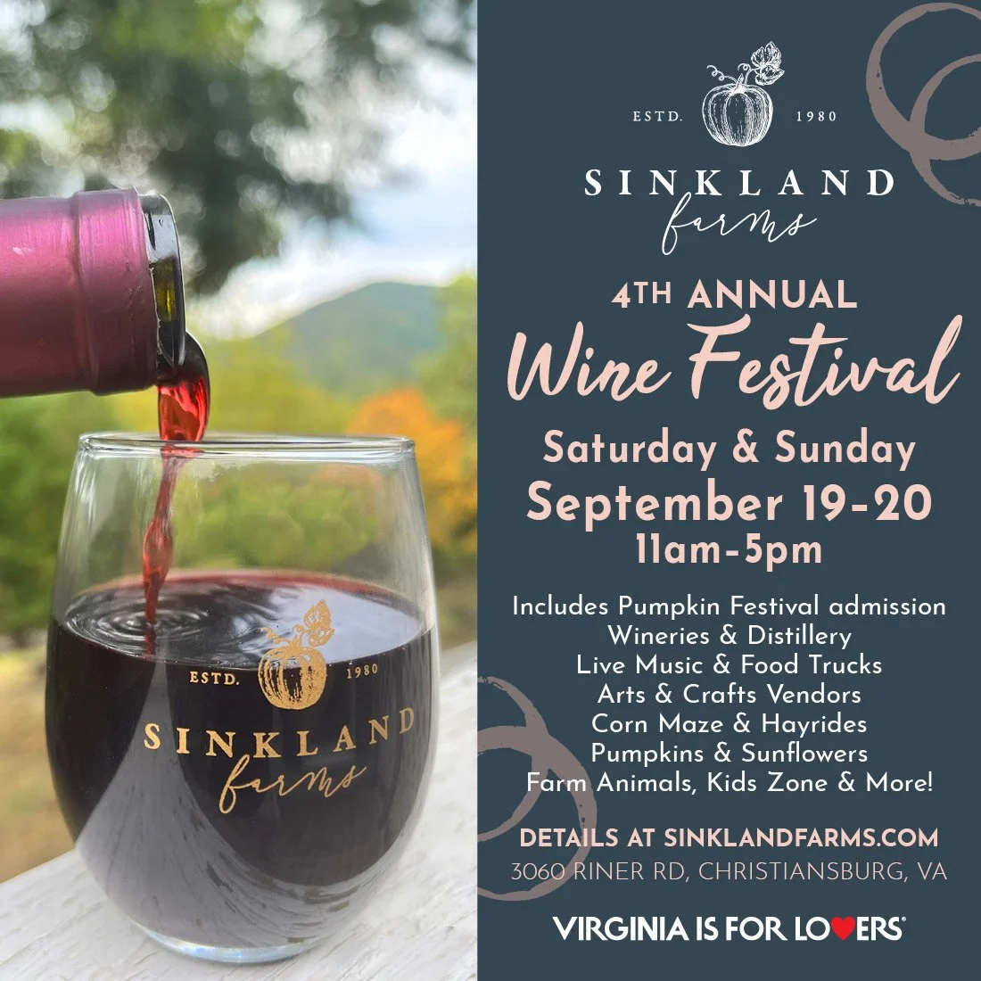 Sinkland Farms 4th Annual Wine Festival