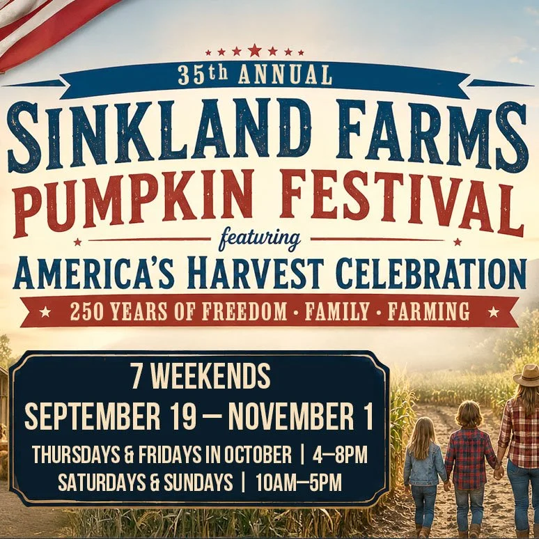 Pumpkin Festival Sept 19–Nov 1