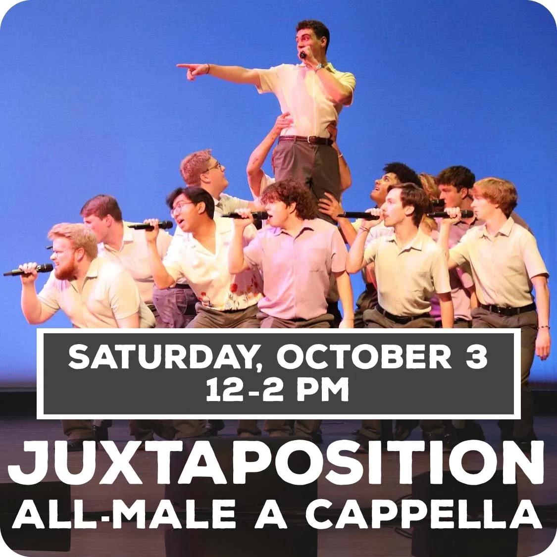 Oct 3 - Juxtaposition A Cappella