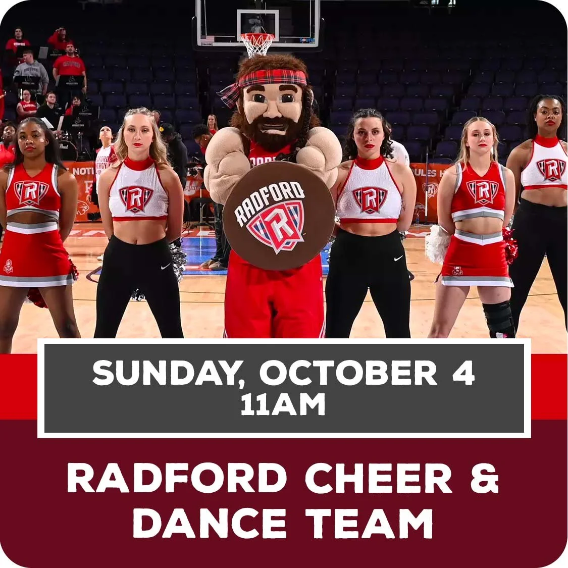 Oct 4 - Radford Cheer &amp; Dance Team