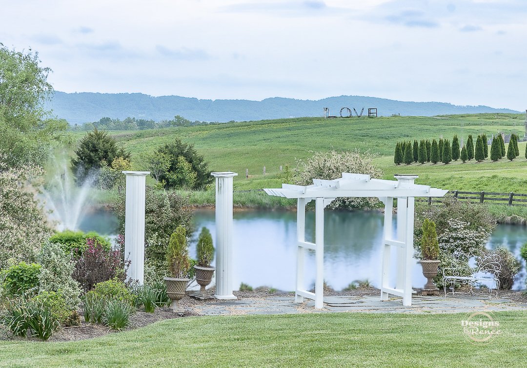 Sinkland Farms Outdoor Tuscan Garden and Pond Wedding Venue