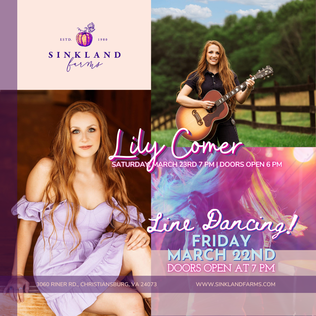 Country Music Artist Lily Comer &amp; Line Dancing at Sinkland Farms