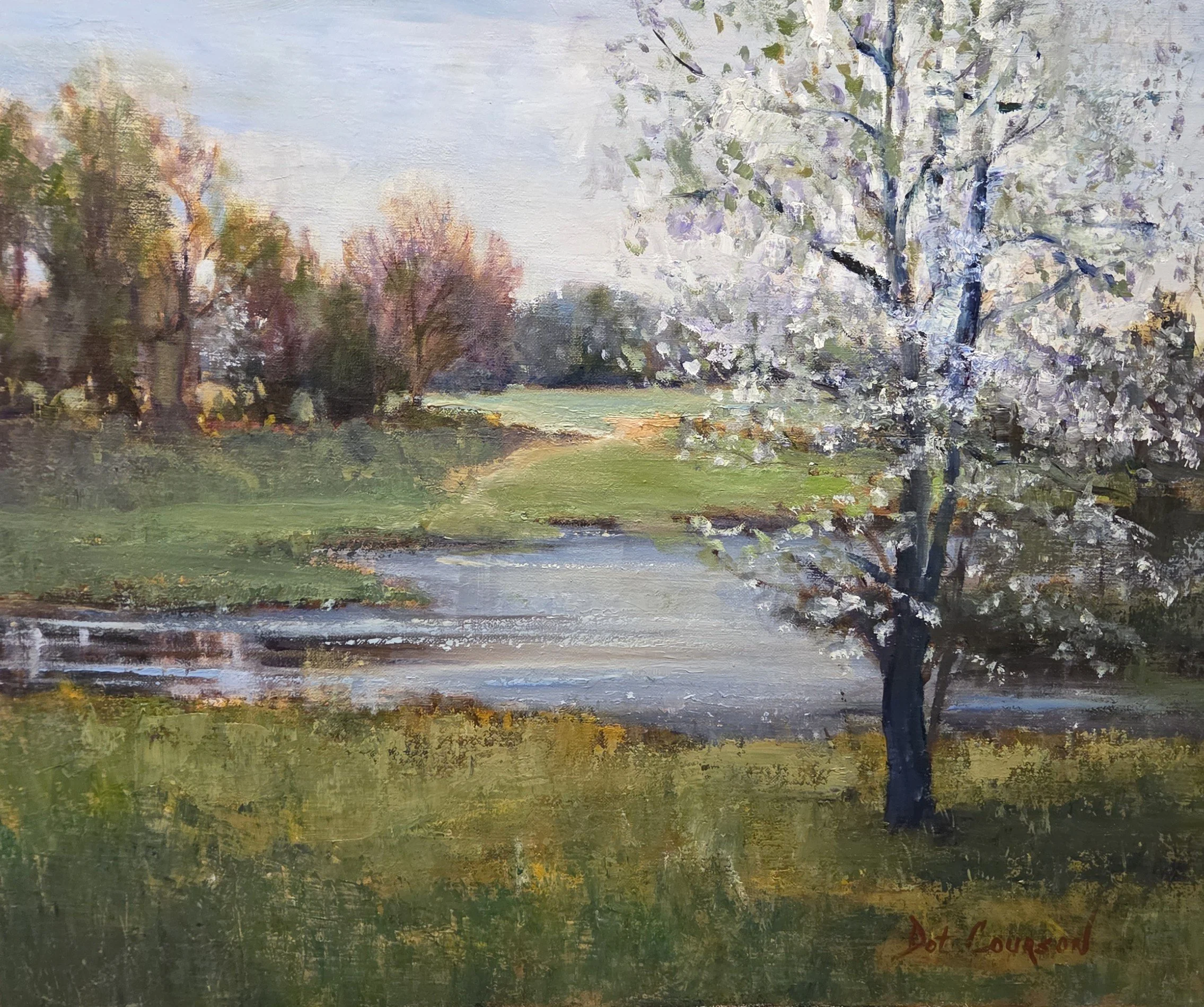 DC011- Greener Pastures, 24x20, oil on canvas