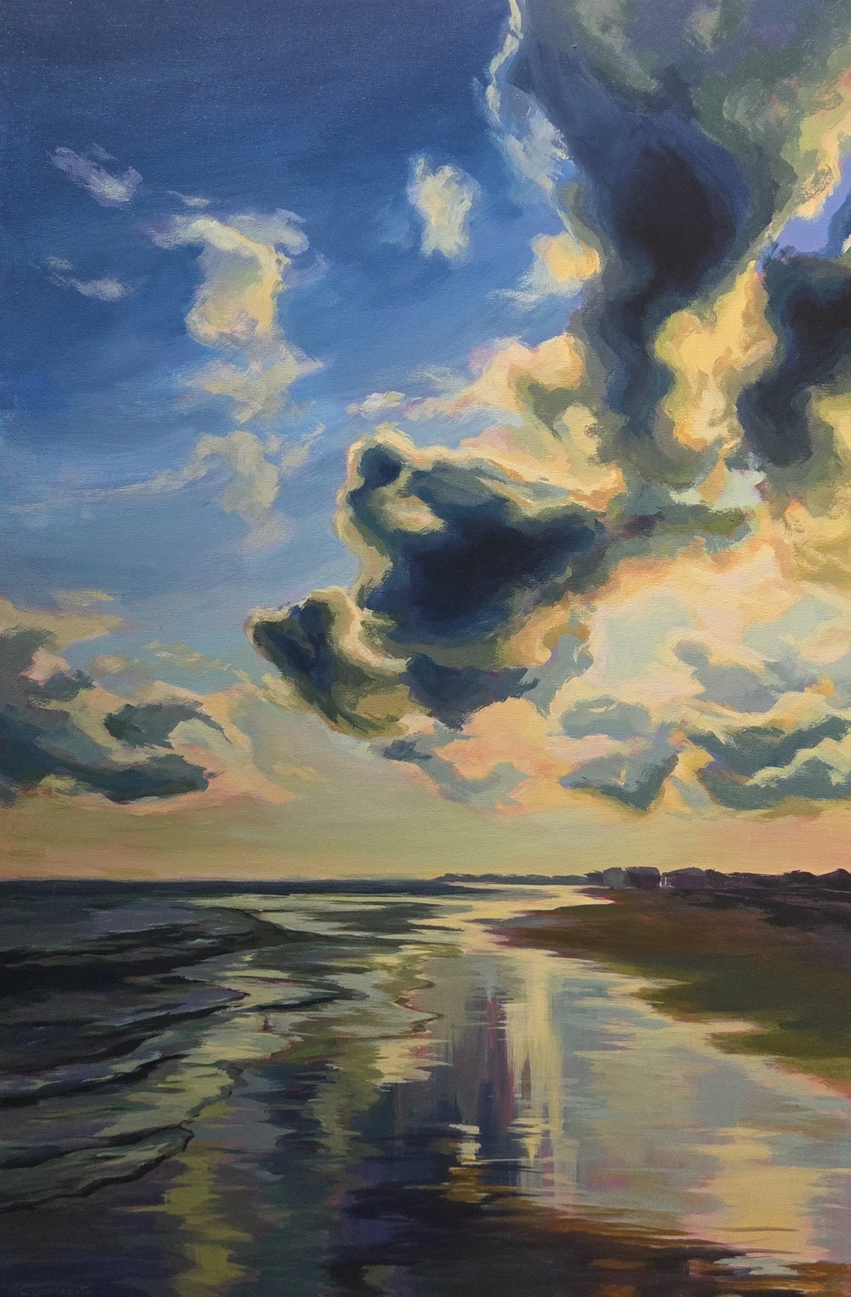 LC062- Where the Light Finds Me, 24x36, acrylic on canvas