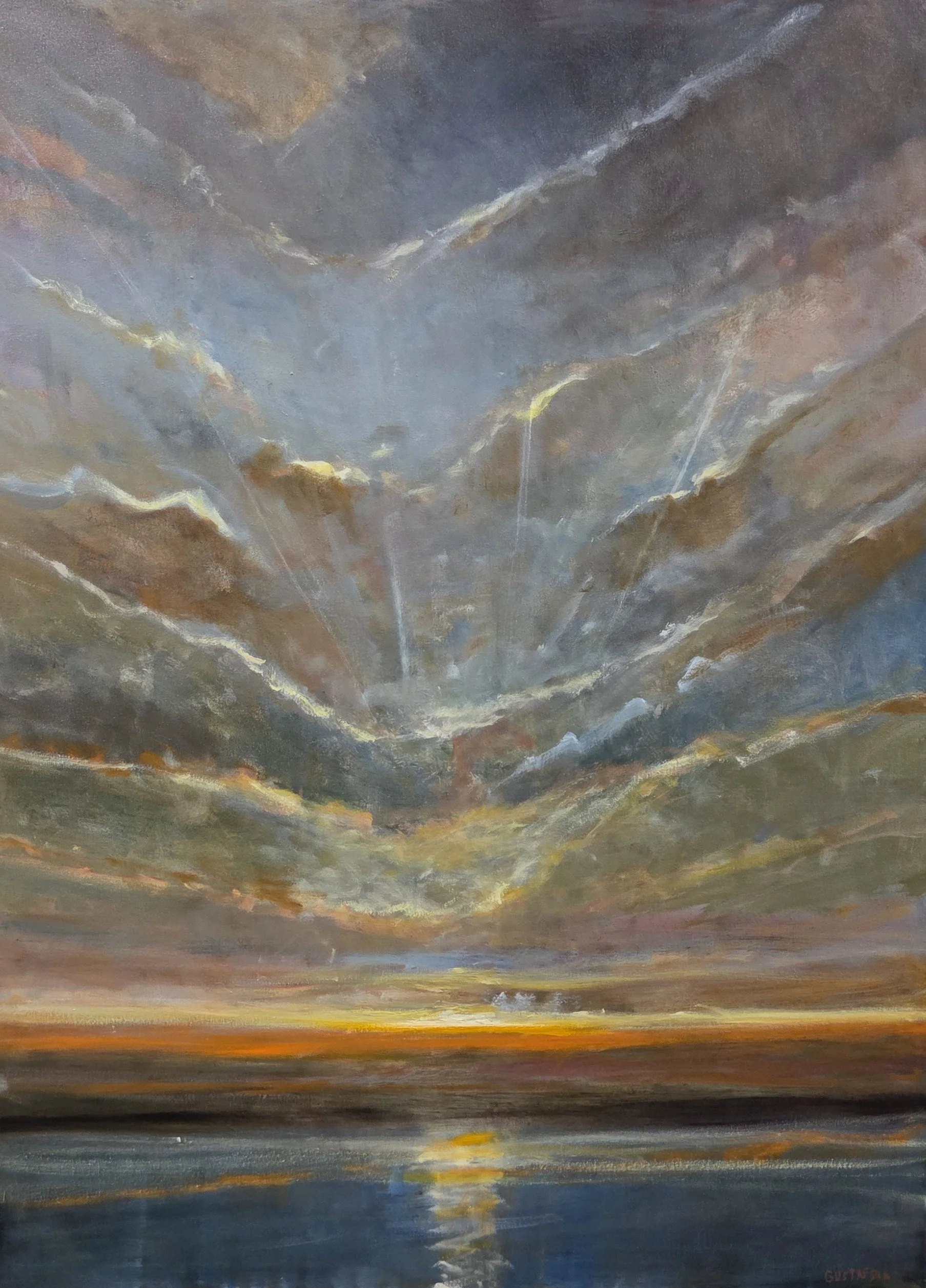 GG641- The Ascension, 36x48, oil on canvas