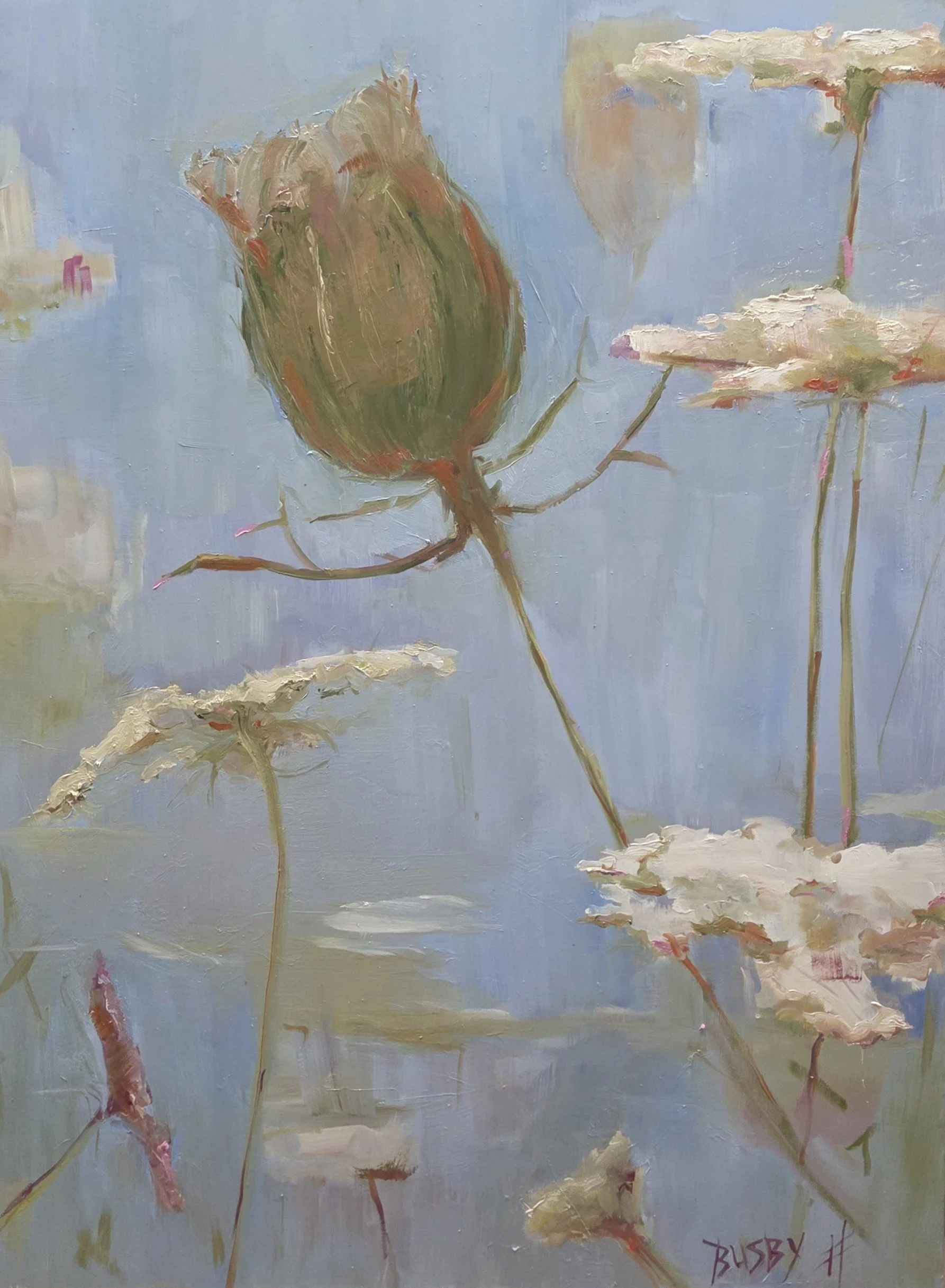 LB037- Best Buds, 39x52, oil on canvas