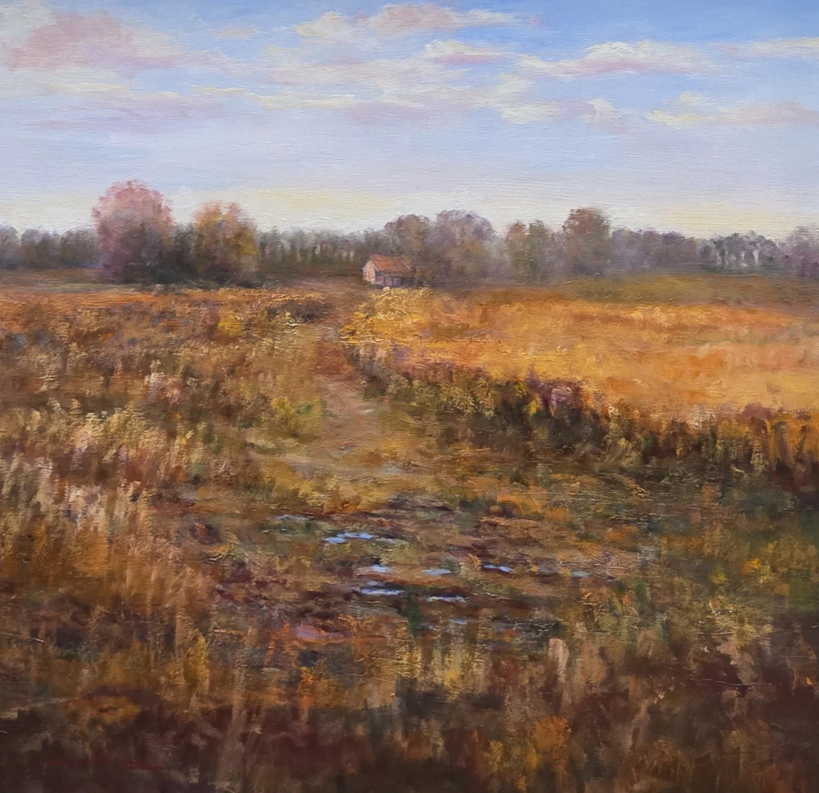 Sharon Richardson, Bramblewood, 24x24, oil on canvas