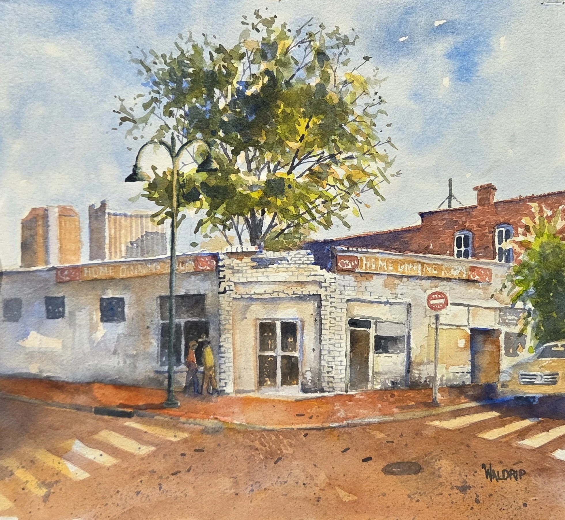 DW466- Farish Street, 12x10.5, watercolor