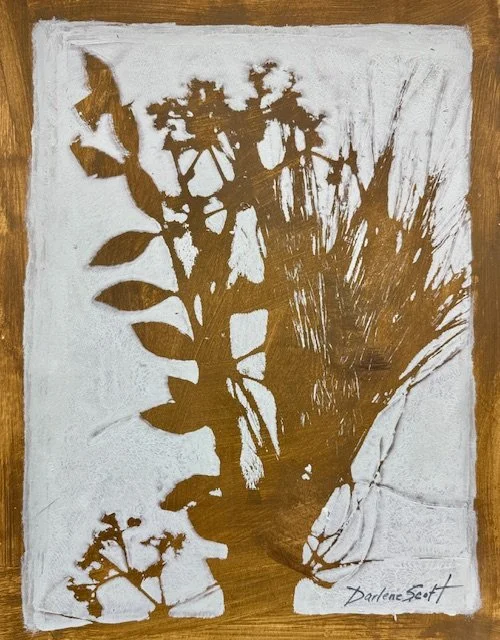 DS229- Garden Grasses II, 11x14, acrylic on paper