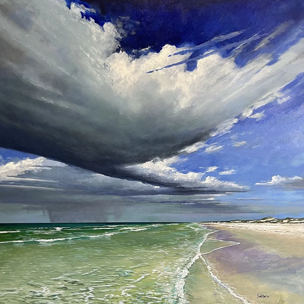 BS265- Shelf Coud, 48x48, oil on canvas