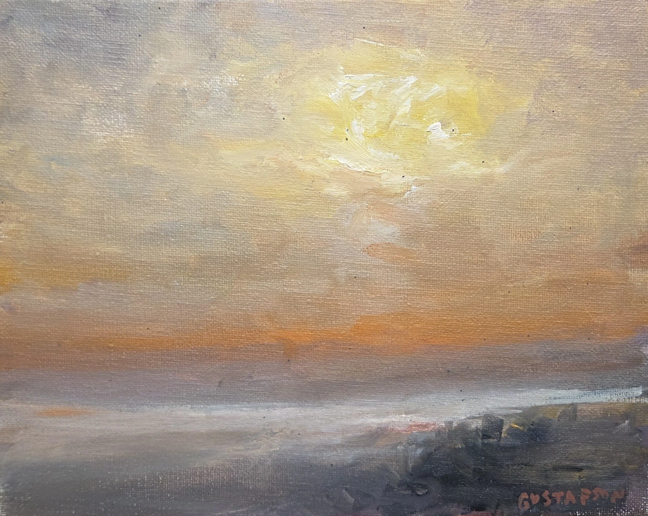GG637- Exhilarating Morning, 10x8, oil on canvas