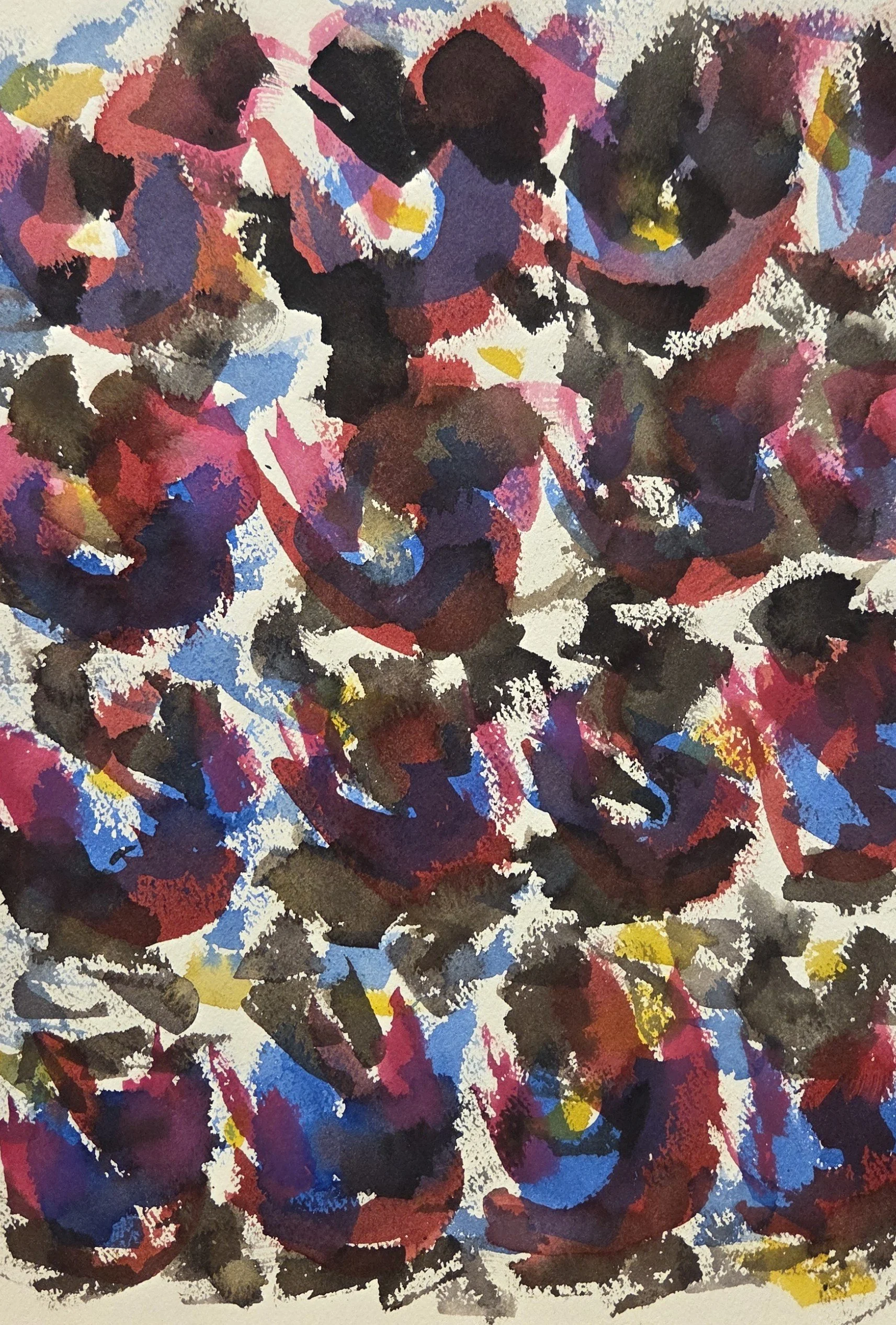 EG039- Abstract, 10x14, watercolor