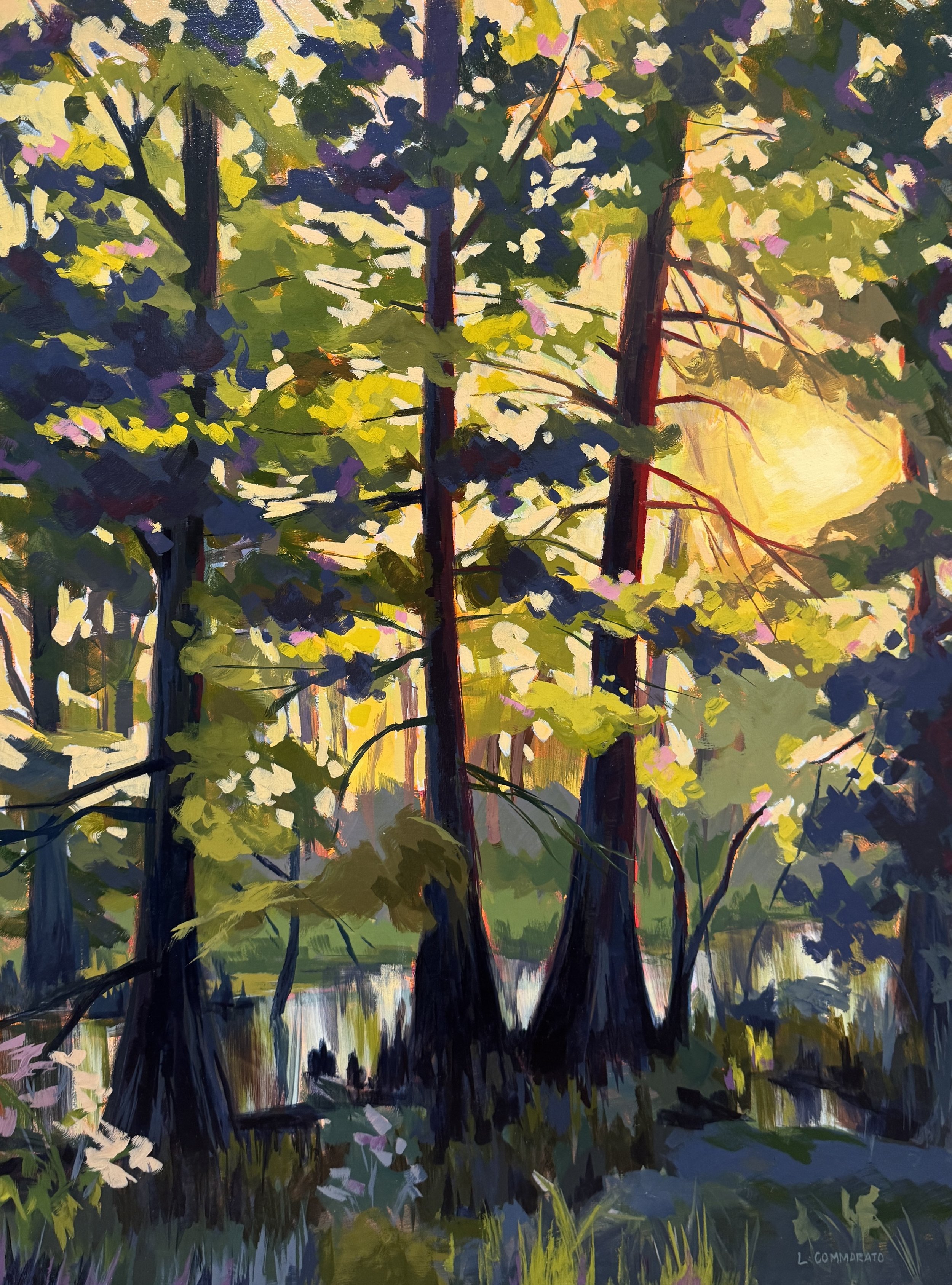 LC049- Early Morning, 18x24, acrylic on board