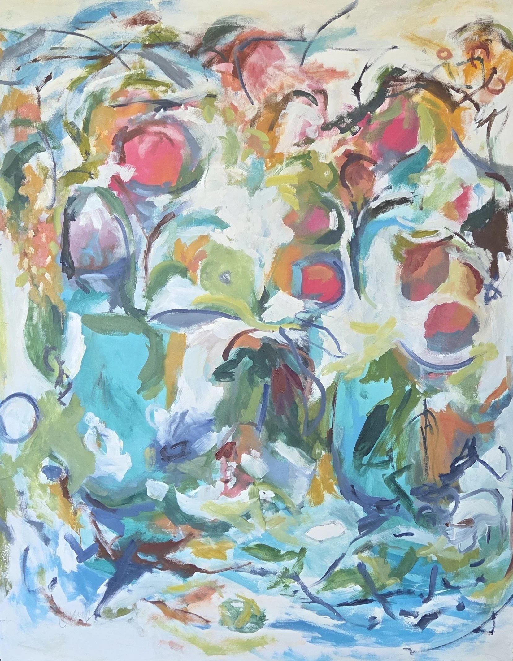 CMK764-Into the Waves, 48x60, oil on canvas