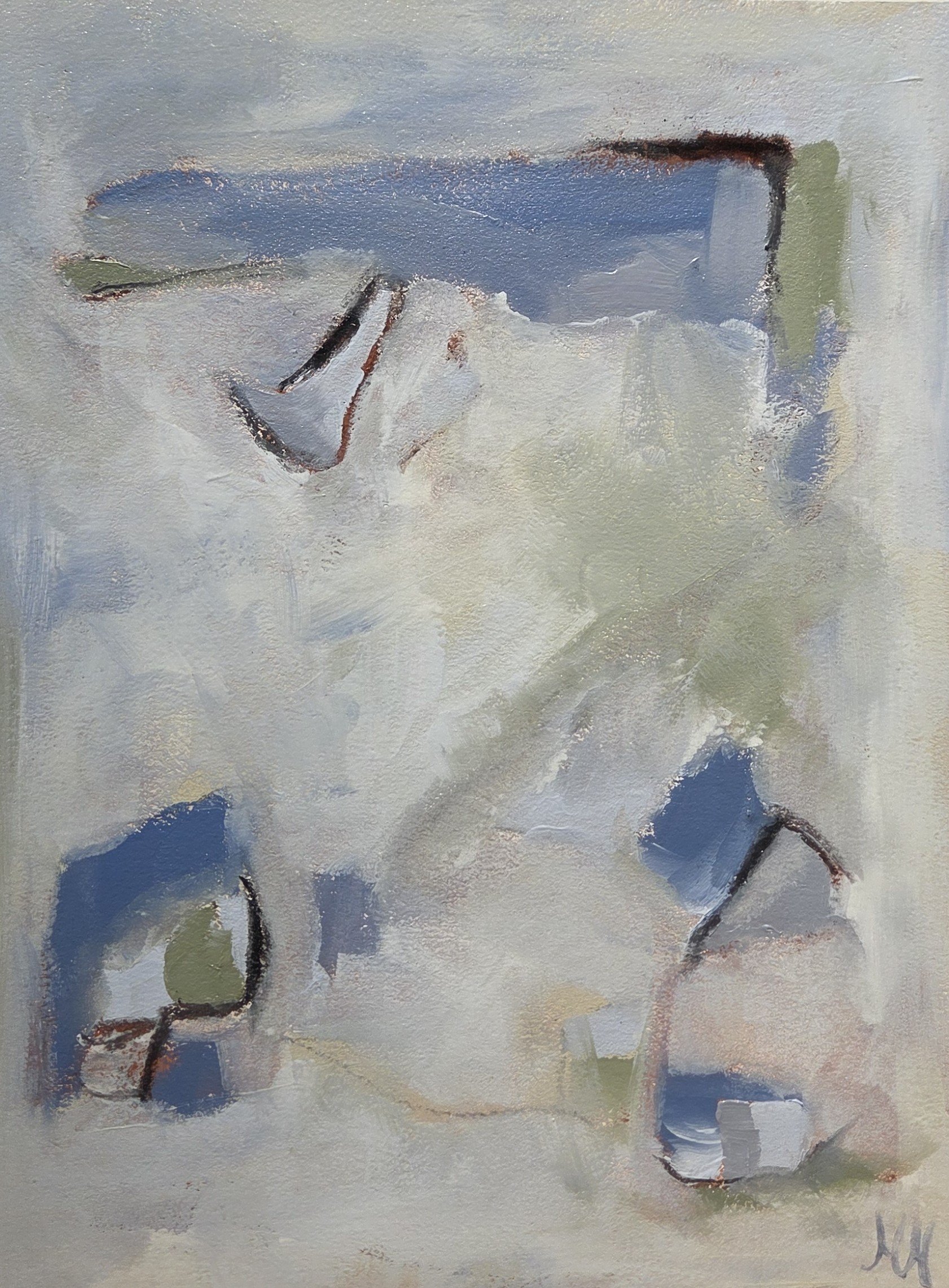 MM007- Did You Really Think I Was Gonna Marry You? III, 11x15, oil on paper
