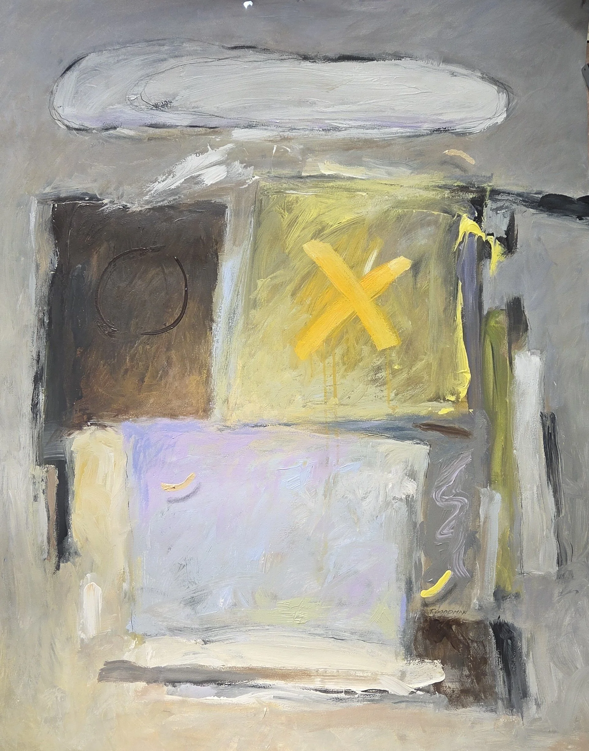 TG193- Hugs and Kisses, 41x51, acrylic on paper