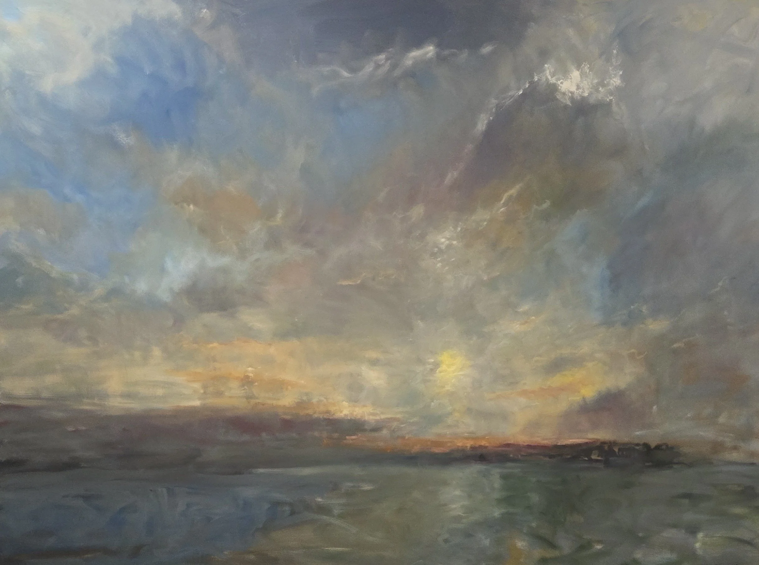 GG652- The Vast Horizon, 96x72, oil on canvas
