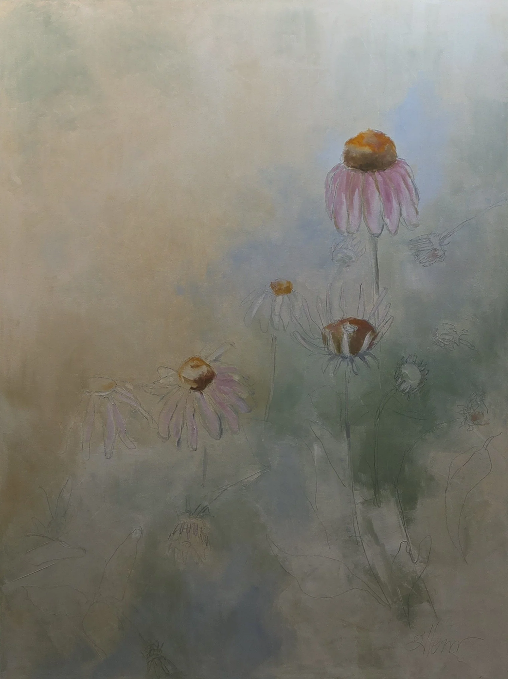 JE847- Cone Study, 36x48, oil on canvas