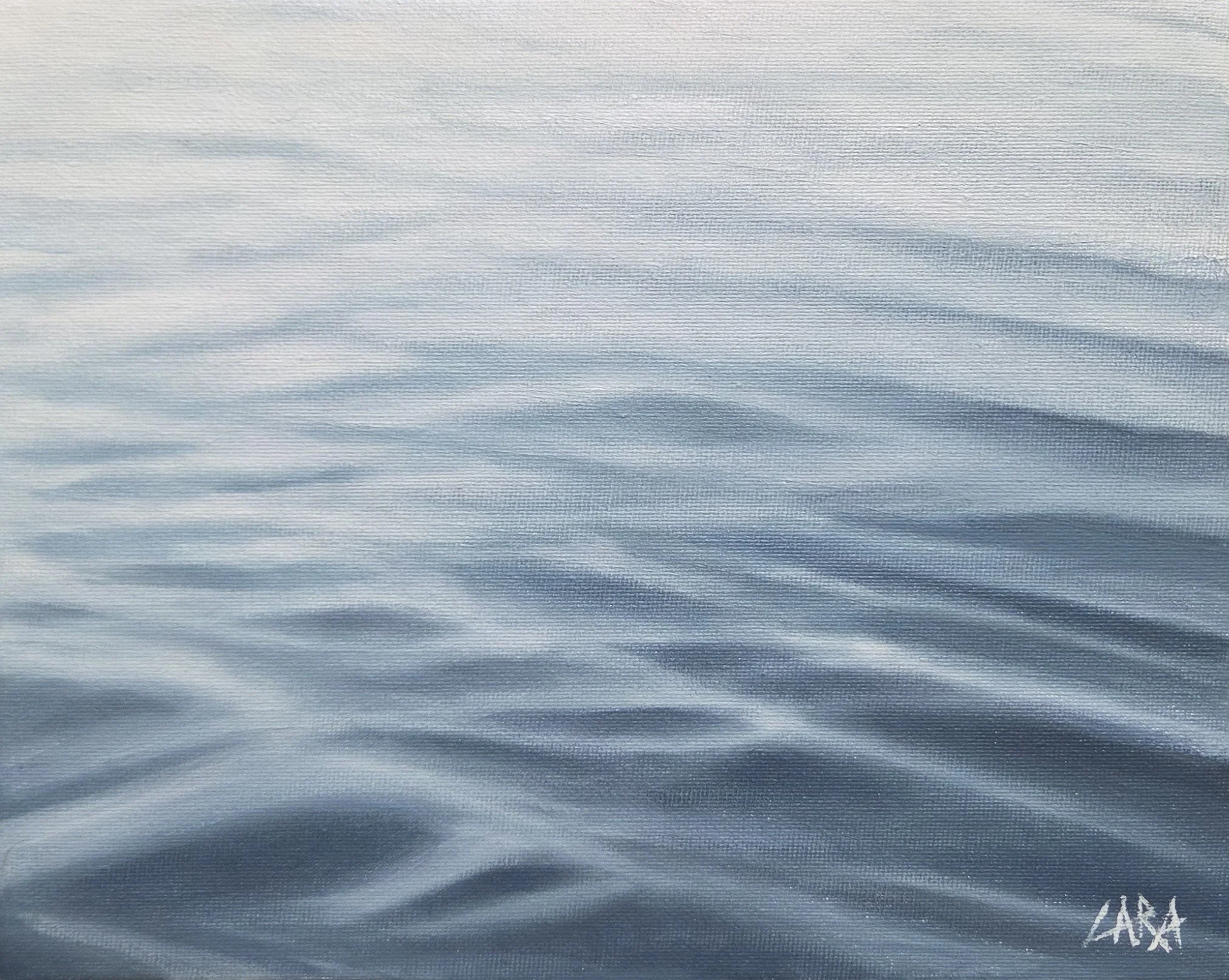 LM013- Lingering Ripples, 10x8, oil on canvas