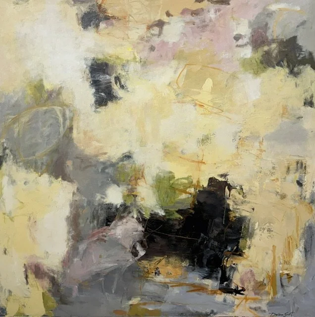 DS237- Garden Sun, 48x48, acrylic on canvas