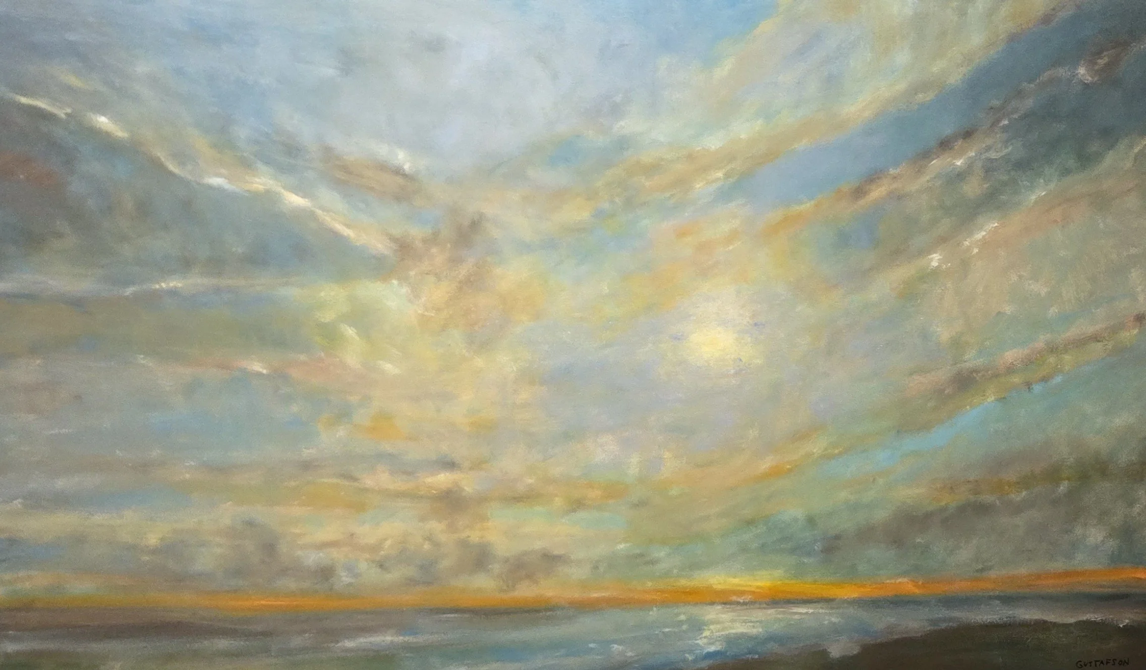 GG660- Satsuma Sunset, 60x36, oil on canvas