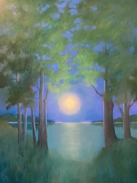 PHA004- Blue Moon, 36x48, oil on canvas