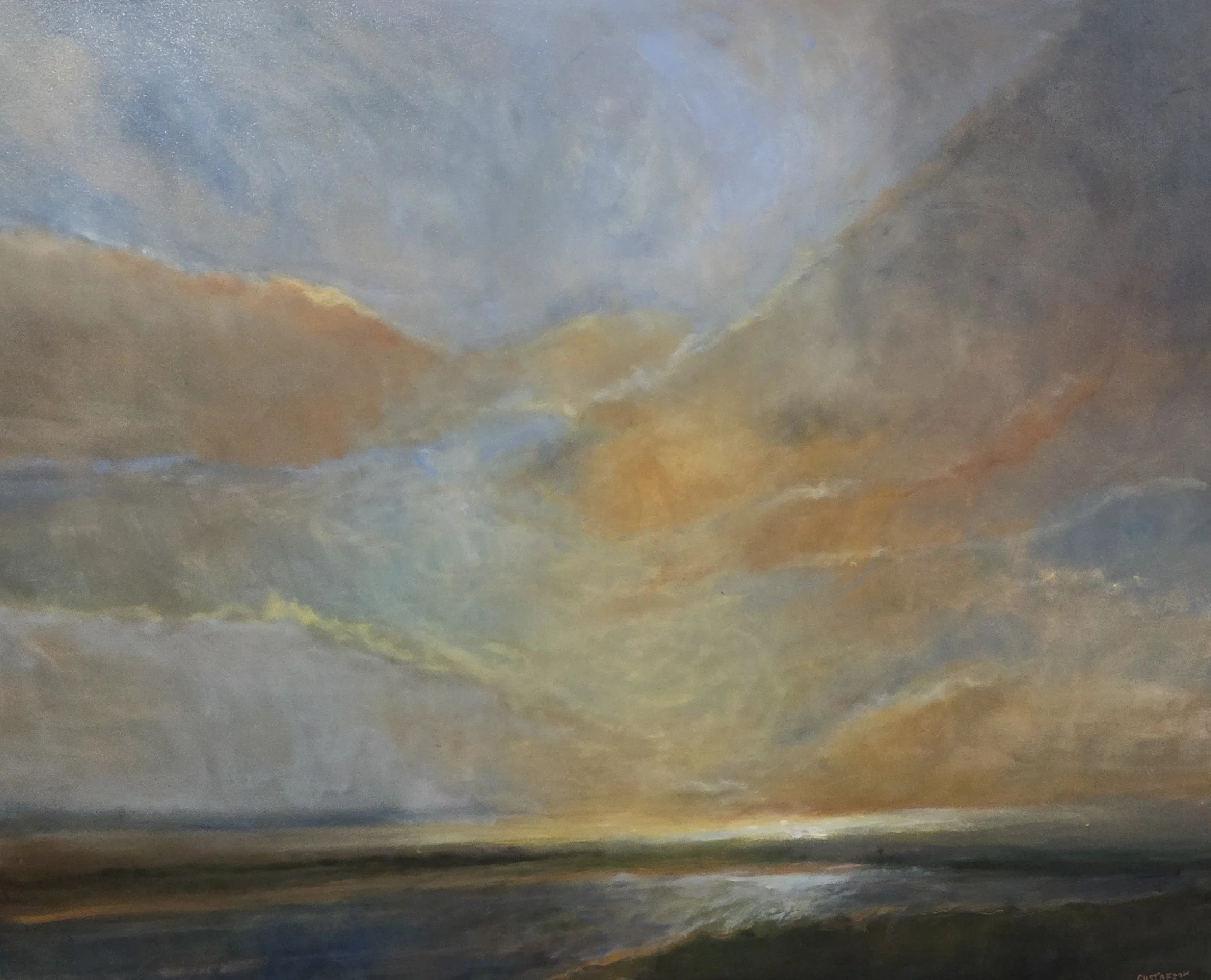 GG644- Angelic Sky II, 60x48, oil on canvas