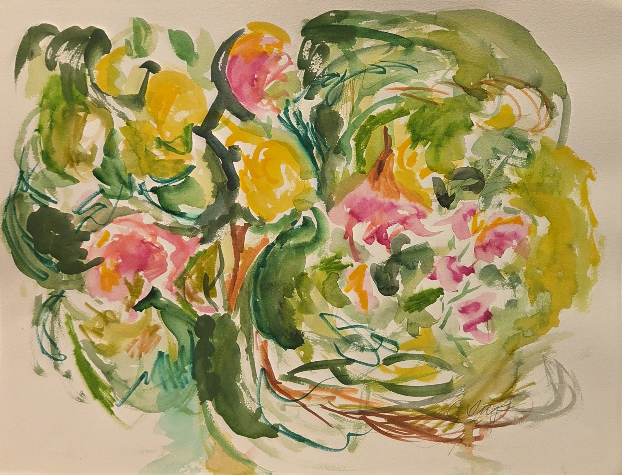 CMK771- Good Weather IX, 24x18, watercolor