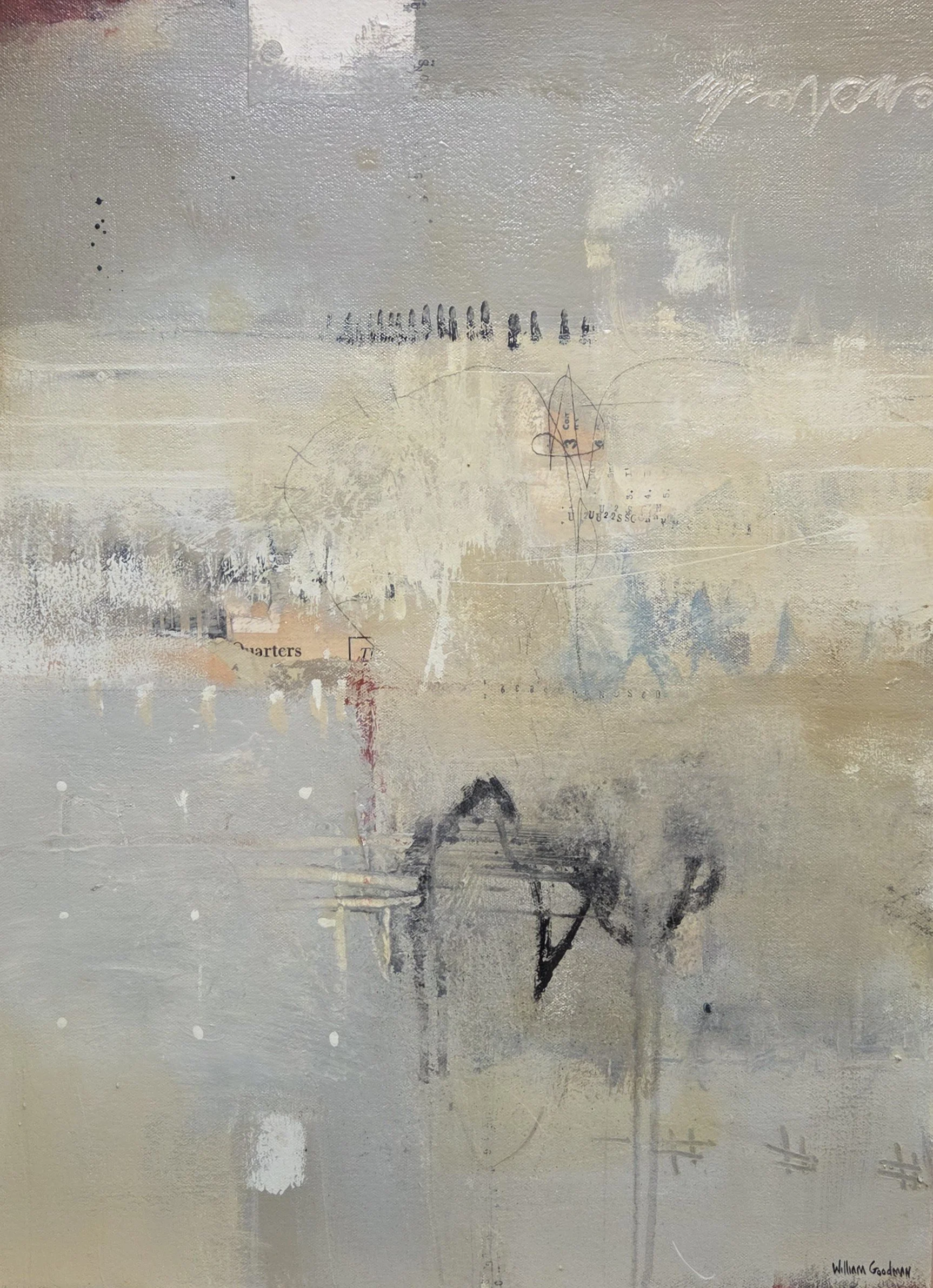 William Goodman, Conscience Light, 18x24, mixed media on canvas
