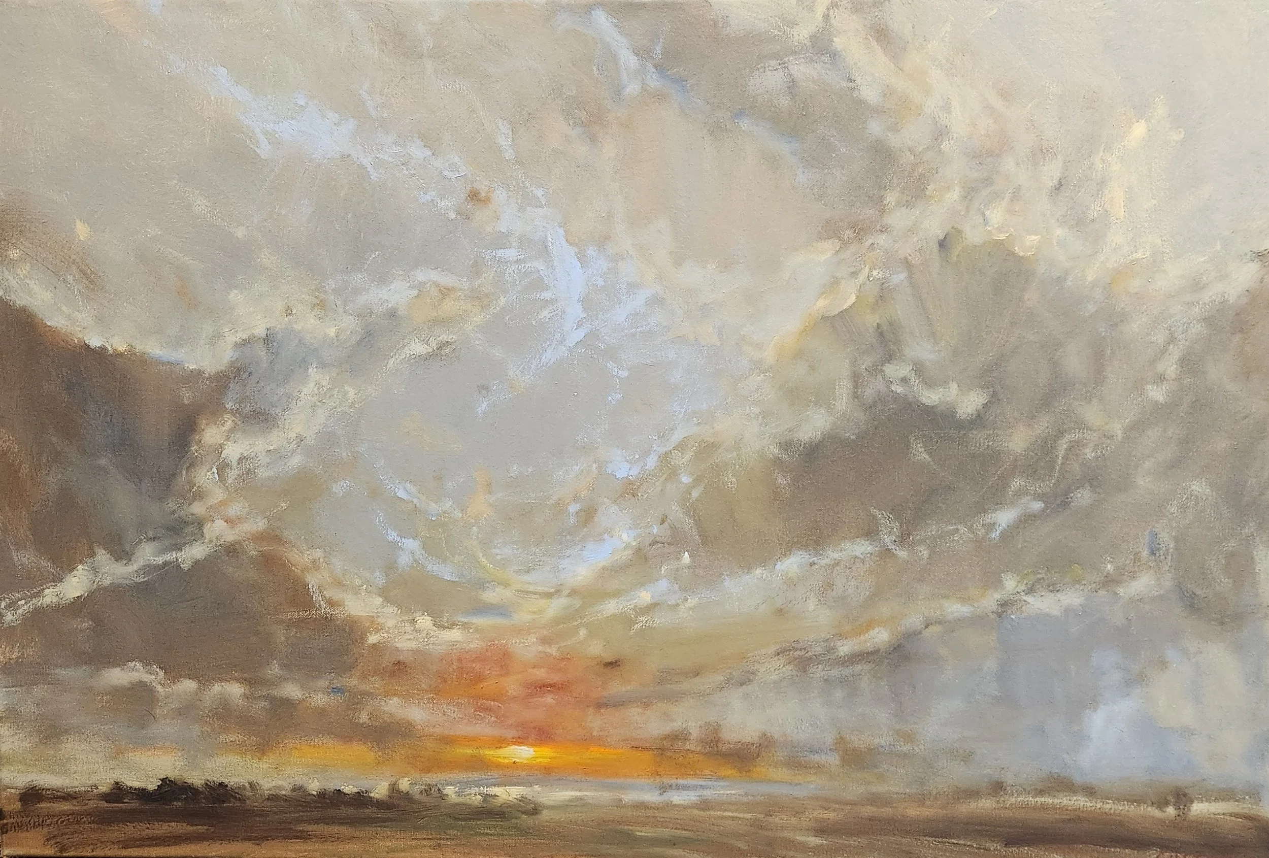 GG564- Burning Bright, 36x24, oil on canvas