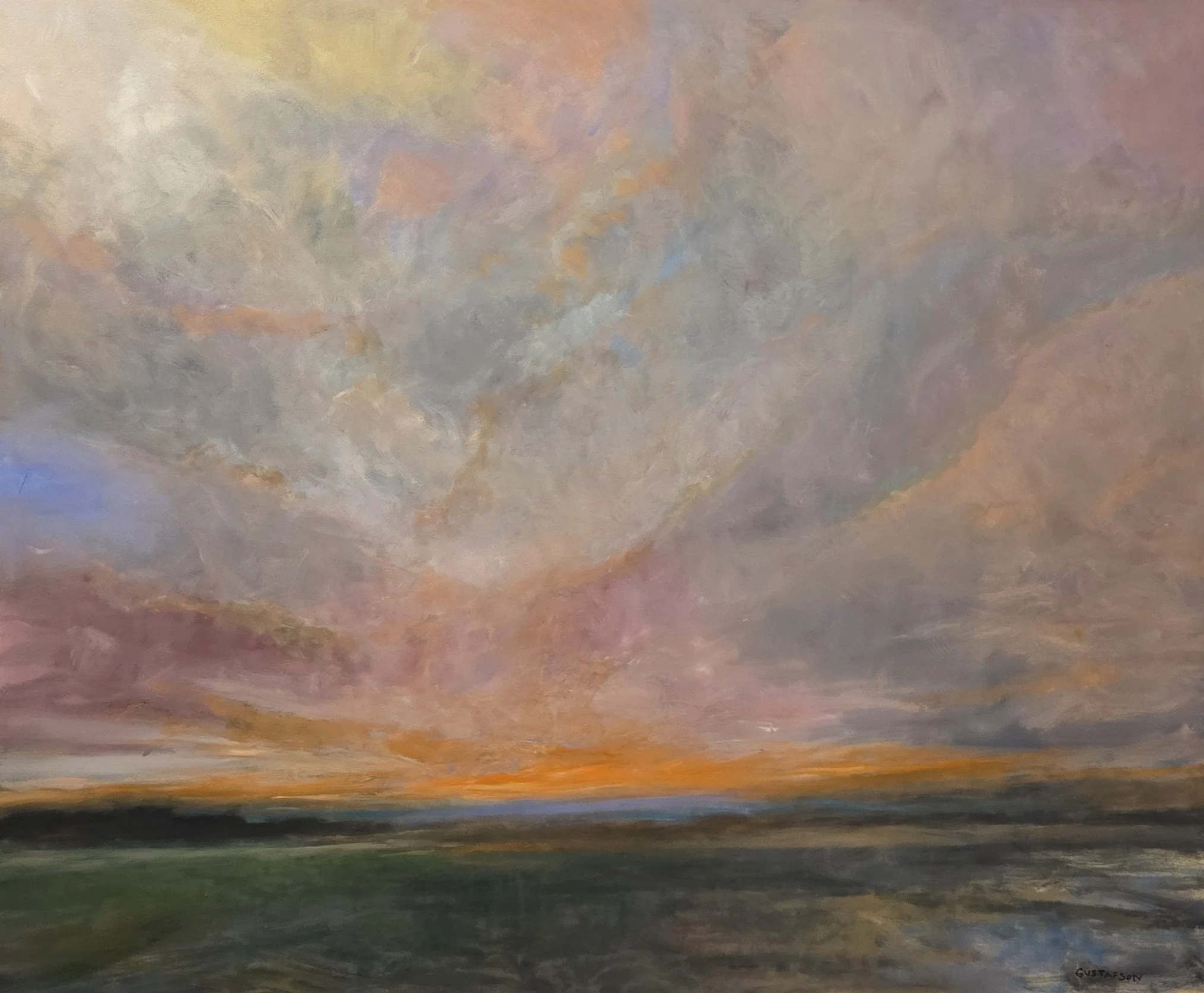 GG653- In the Lavender Glow, 72x60, oil on canvas