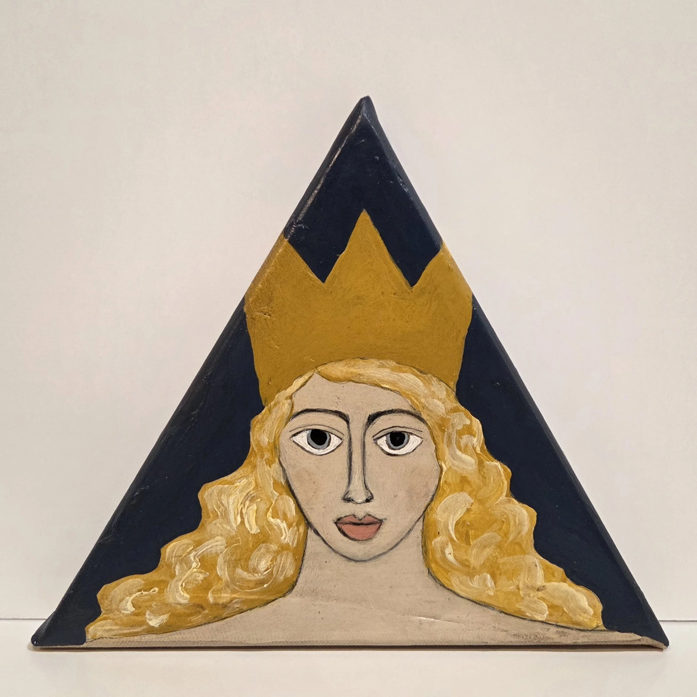 MA465- Delta Queen, 8x8, mixed media